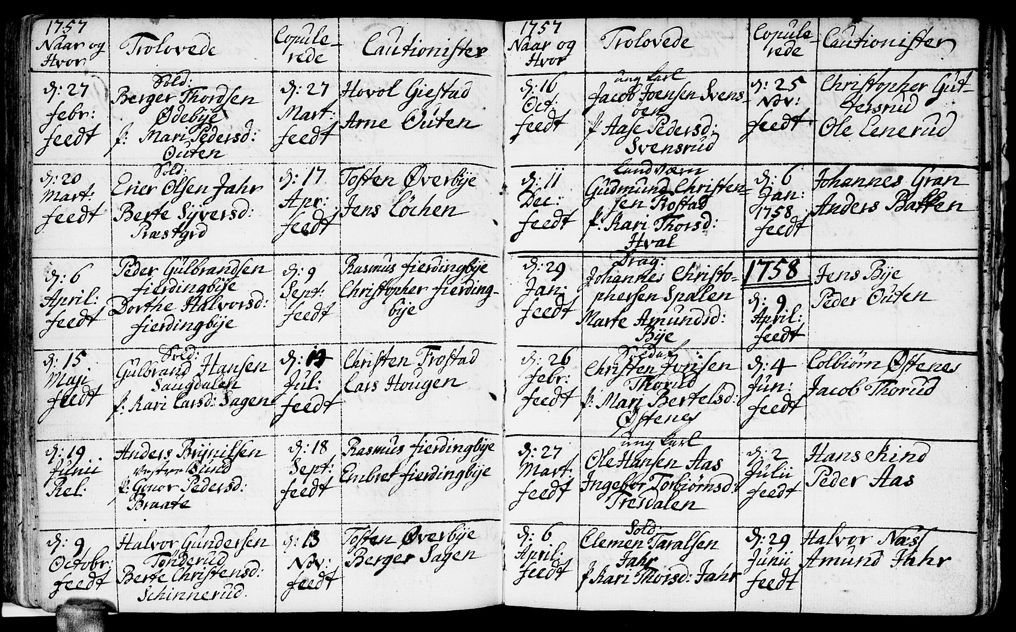 Fet prestekontor Kirkebøker, AV/SAO-A-10370a/F/Fa/L0004: Parish register (official) no. I 4, 1751-1773, p. 145