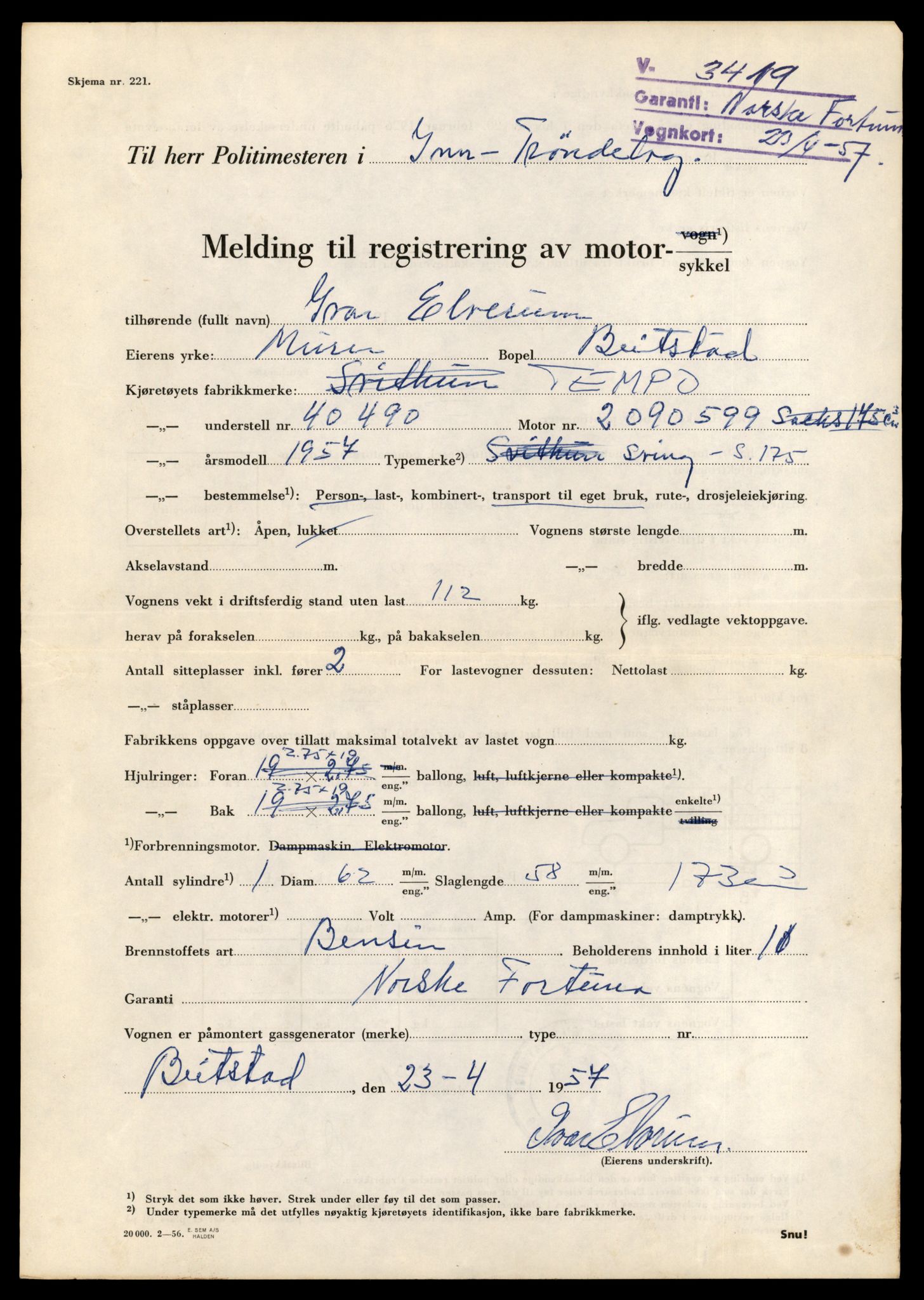 Møre og Romsdal vegkontor - Ålesund trafikkstasjon, AV/SAT-A-4099/F/Fe/L0031: Registreringskort for kjøretøy T 11800 - T 11996, 1927-1998, p. 1463