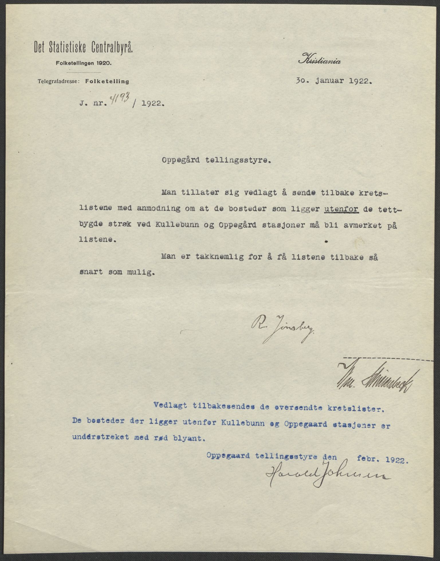 SAO, 1920 census for Oppegård, 1920, p. 2