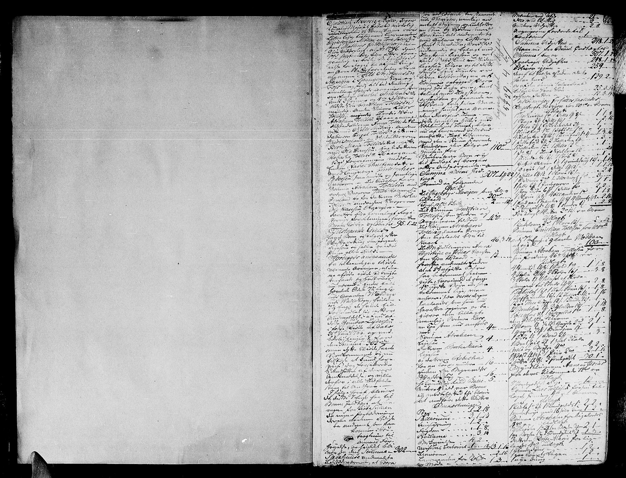 Lister sorenskriveri, AV/SAK-1221-0003/H/Hc/L0046: Skifteprotokoll nr 36c med register, 1792-1829, p. 266b-267a