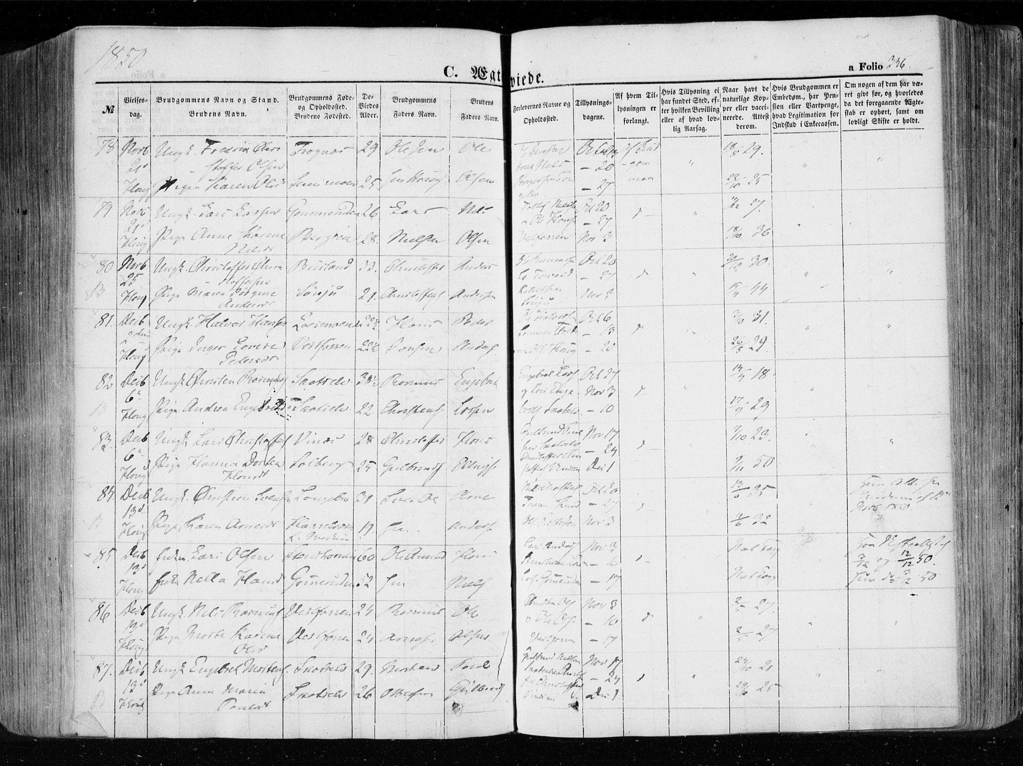 Eiker kirkebøker, AV/SAKO-A-4/F/Fa/L0014: Parish register (official) no. I 14, 1846-1854, p. 346