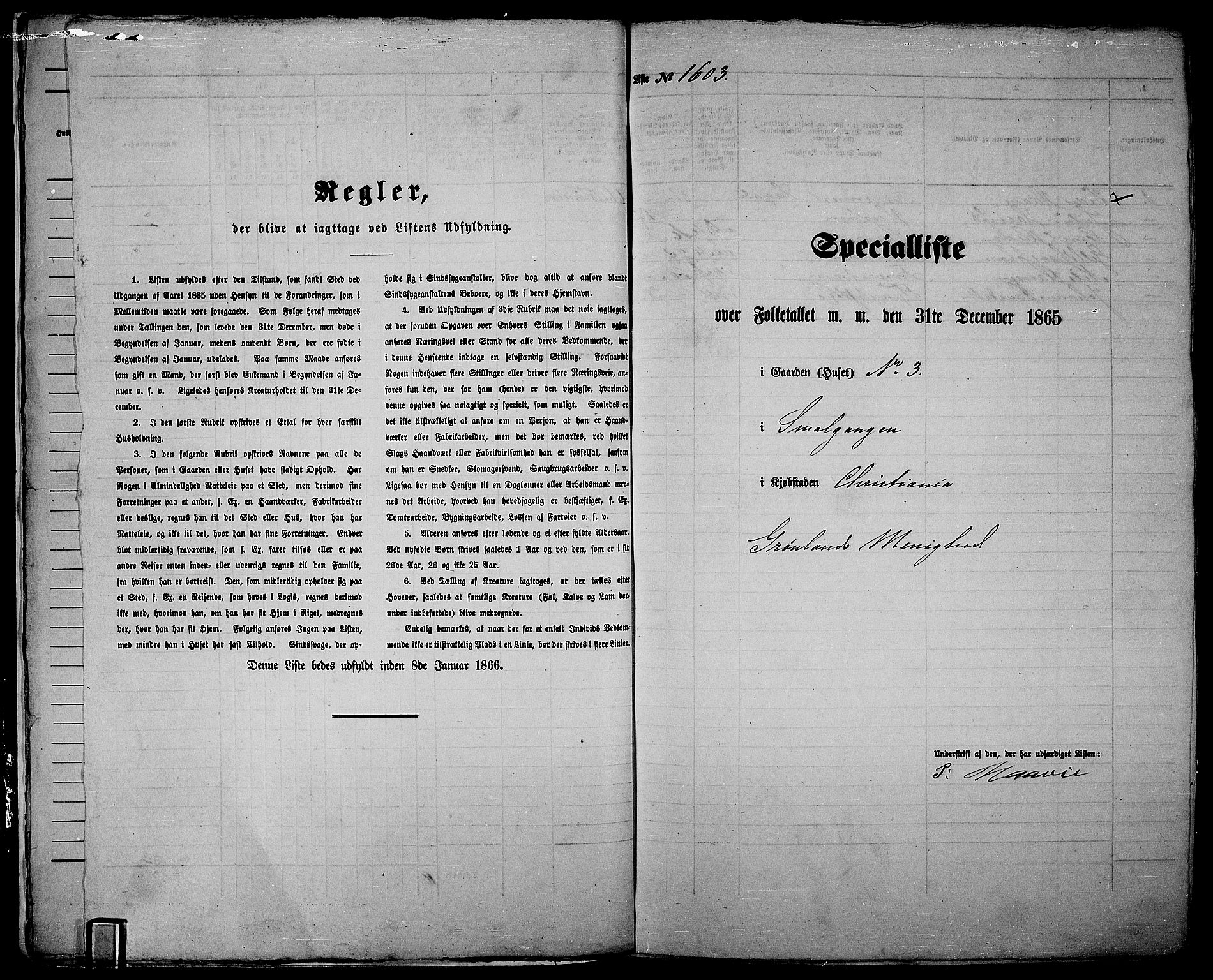 RA, 1865 census for Kristiania, 1865, p. 3641