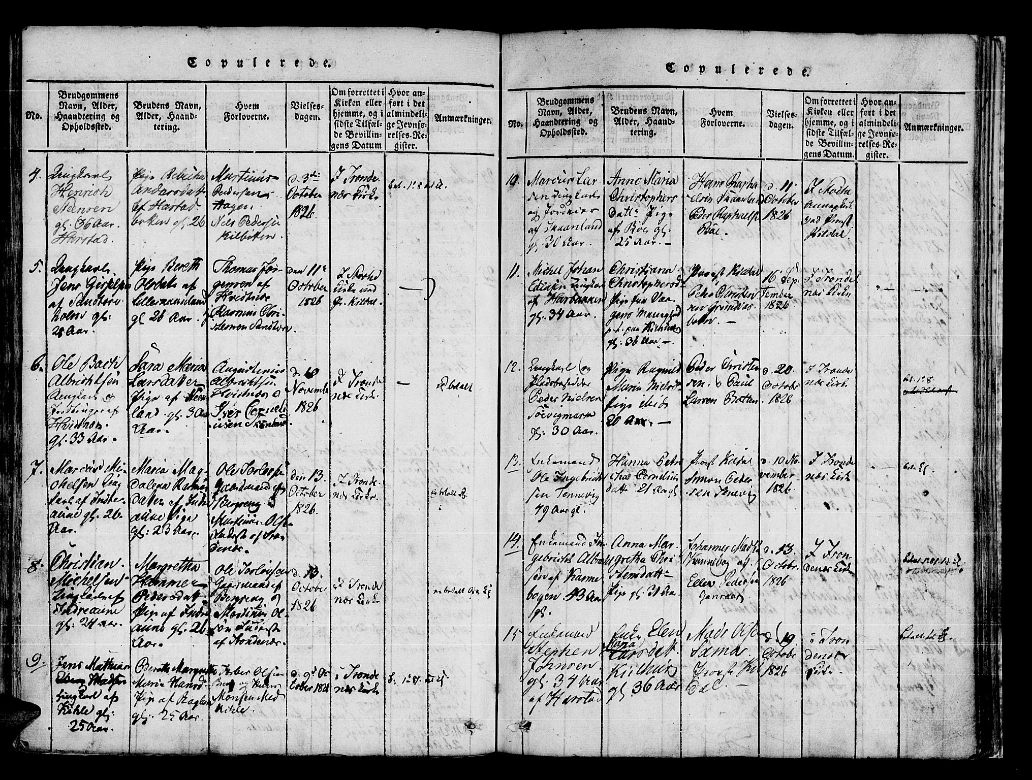 Trondenes sokneprestkontor, AV/SATØ-S-1319/H/Ha/L0006kirke: Parish register (official) no. 6, 1821-1827