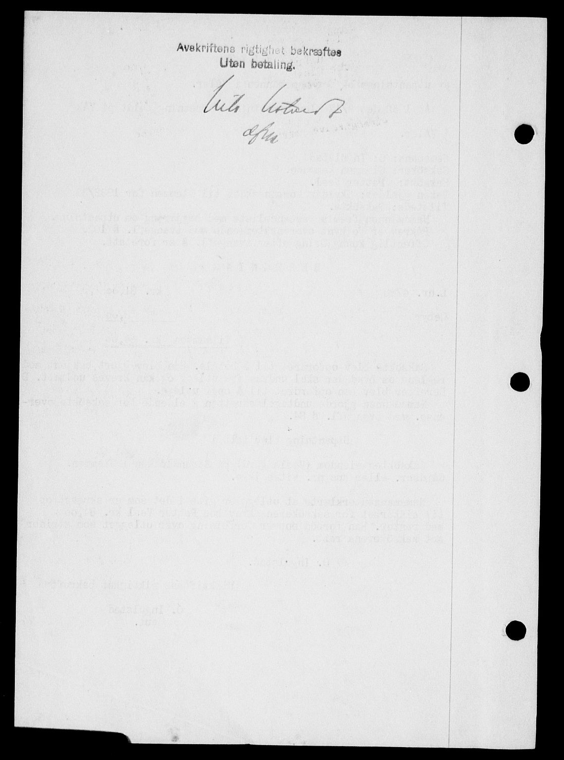 Onsøy sorenskriveri, SAO/A-10474/G/Ga/Gaa/L0071: Mortgage book no. I 71, 1932-1933, p. 1