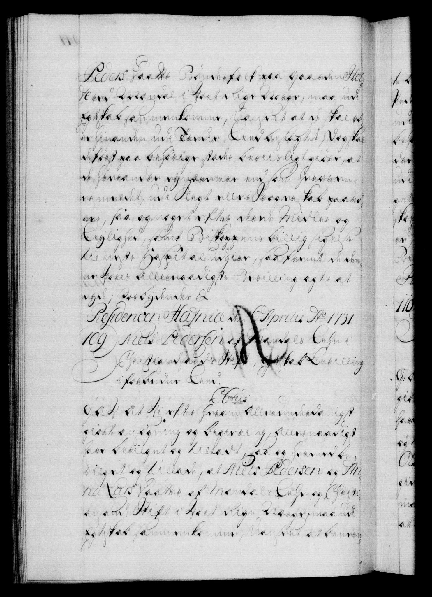 Danske Kanselli 1572-1799, AV/RA-EA-3023/F/Fc/Fca/Fcaa/L0027: Norske registre, 1730-1732, p. 144b