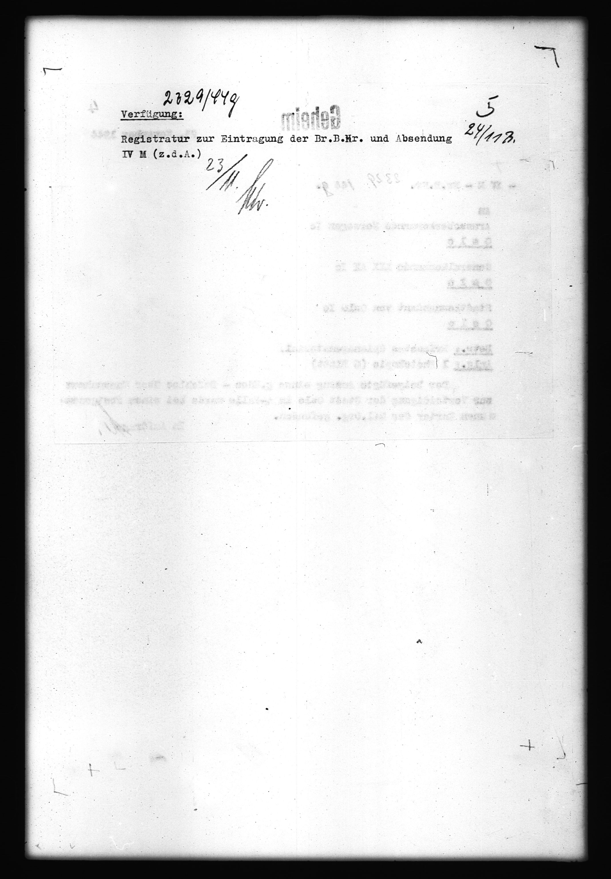 Documents Section, RA/RAFA-2200/V/L0055: Film med LMDC Serial Numbers, 1939-1945, p. 47