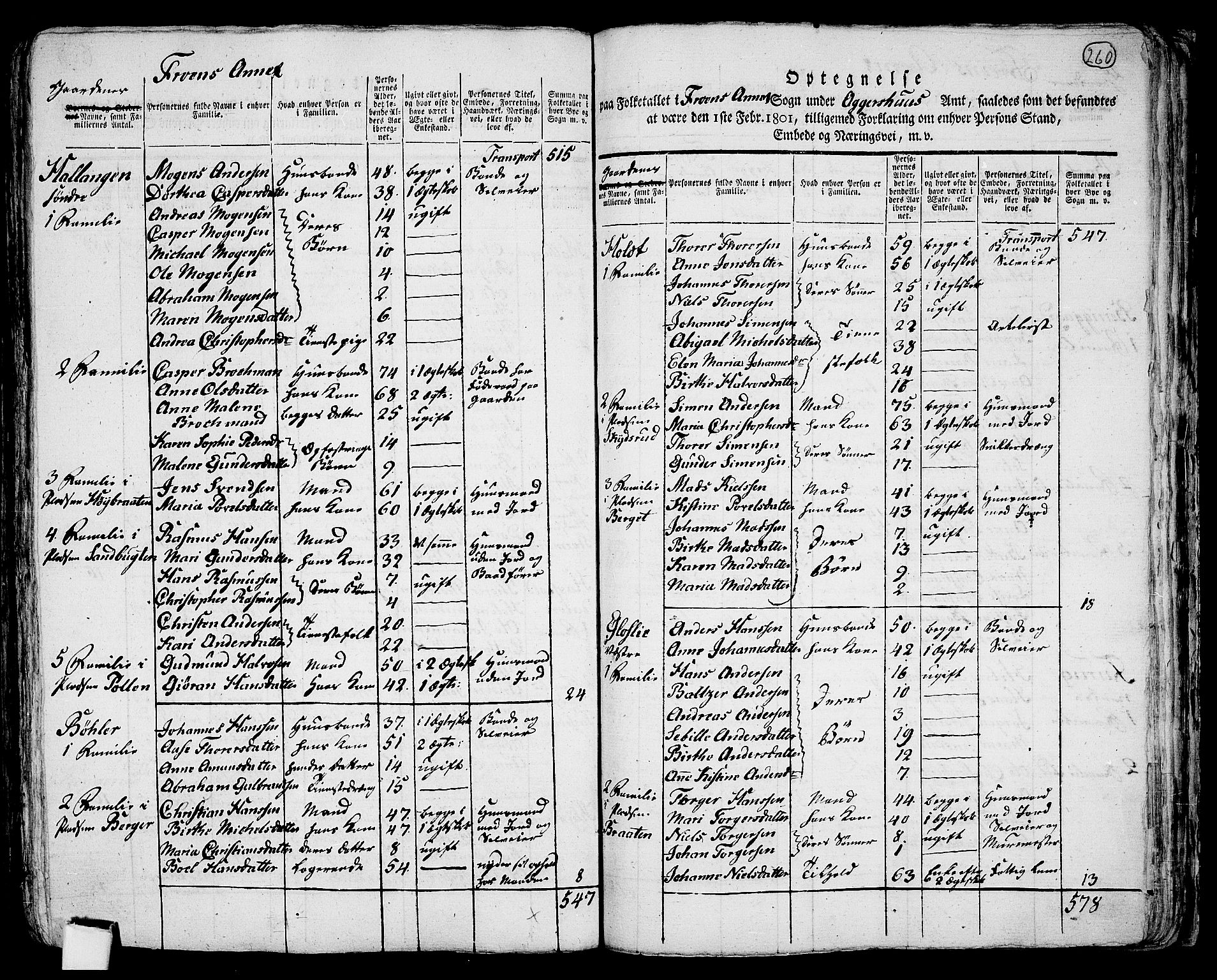 RA, 1801 census for 0214P Ås, 1801, p. 259b-260a