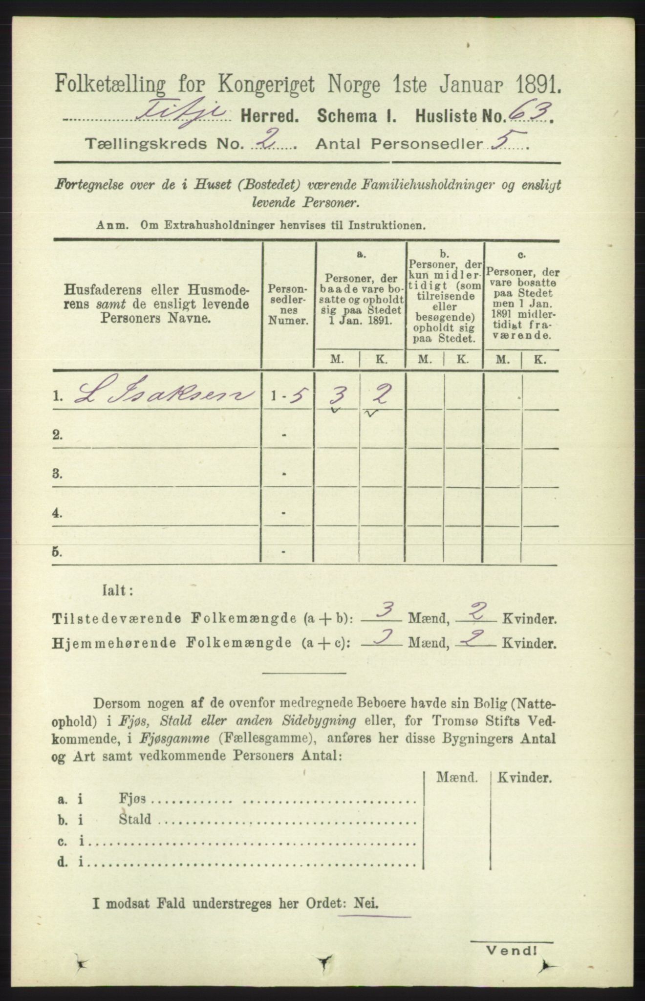 RA, 1891 census for 1222 Fitjar, 1891, p. 641