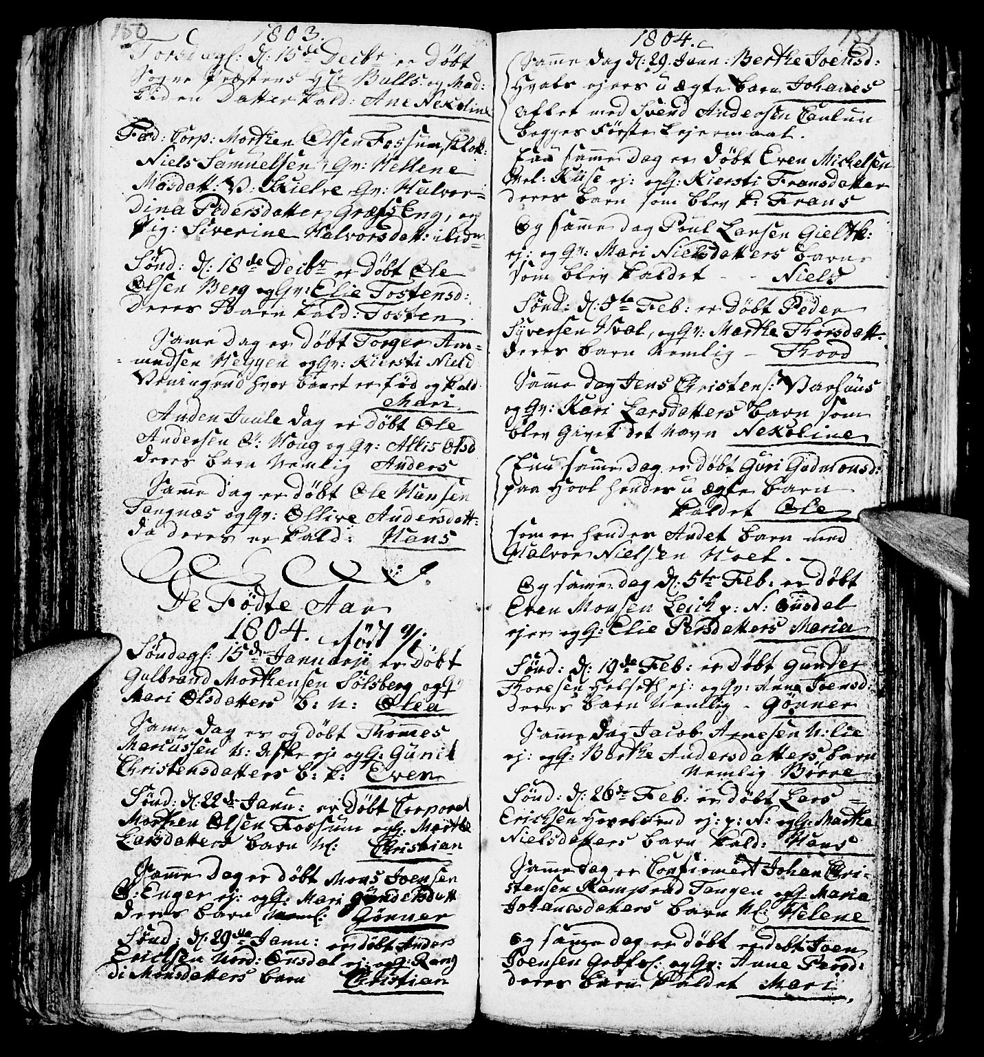 Nes prestekontor, Hedmark, AV/SAH-PREST-020/L/La/L0002: Parish register (copy) no. 2, 1785-1813, p. 150-151