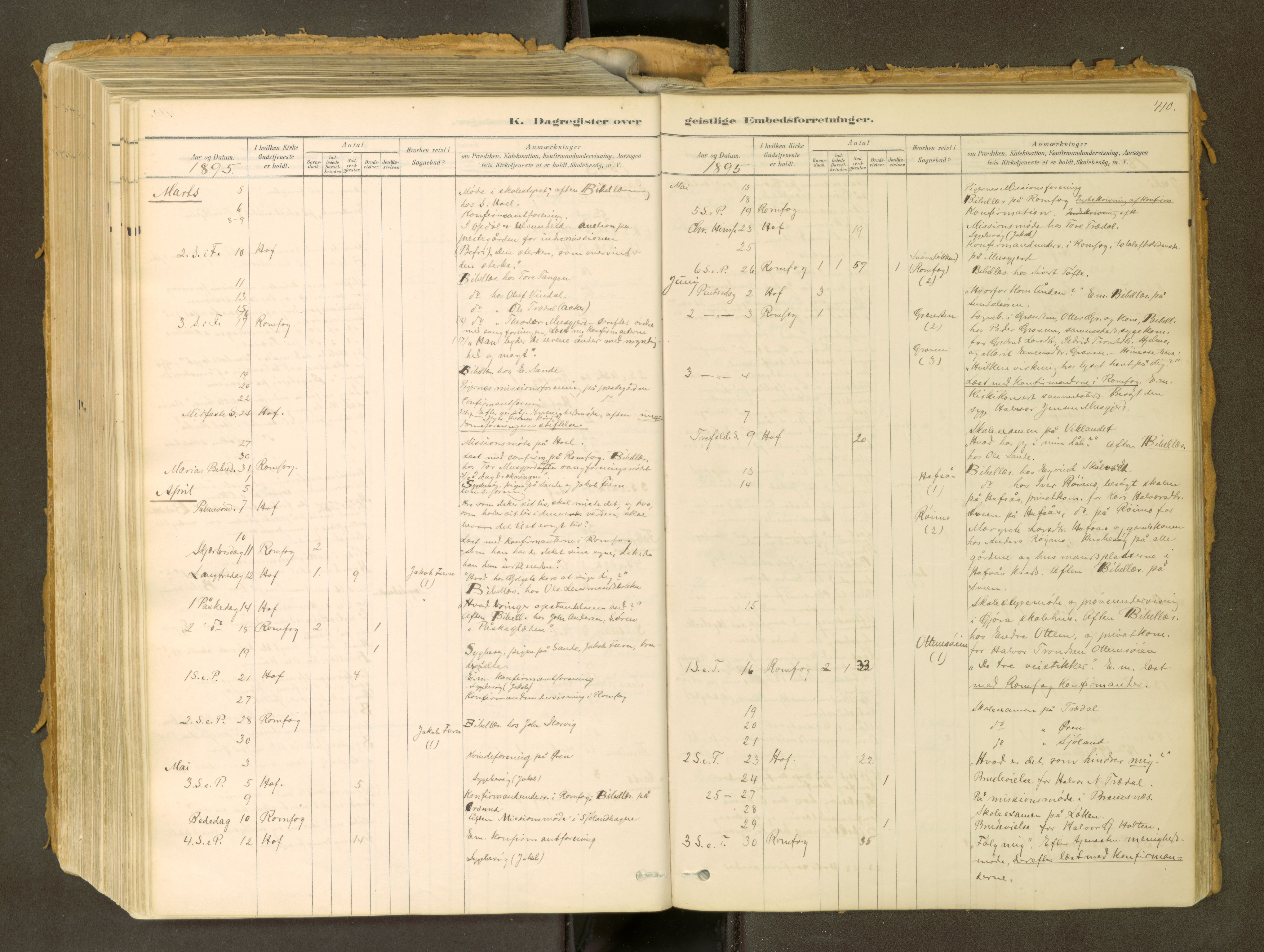 Sunndal sokneprestkontor, SAT/A-1085/1/I/I1/I1a: Parish register (official) no. 2, 1877-1914, p. 410
