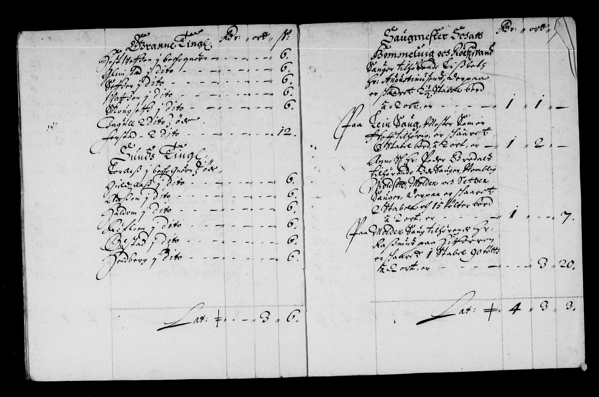 Rentekammeret inntil 1814, Reviderte regnskaper, Stiftamtstueregnskaper, Trondheim stiftamt og Nordland amt, AV/RA-EA-6044/R/Rd/L0044: Trondheim stiftamt, 1671-1676