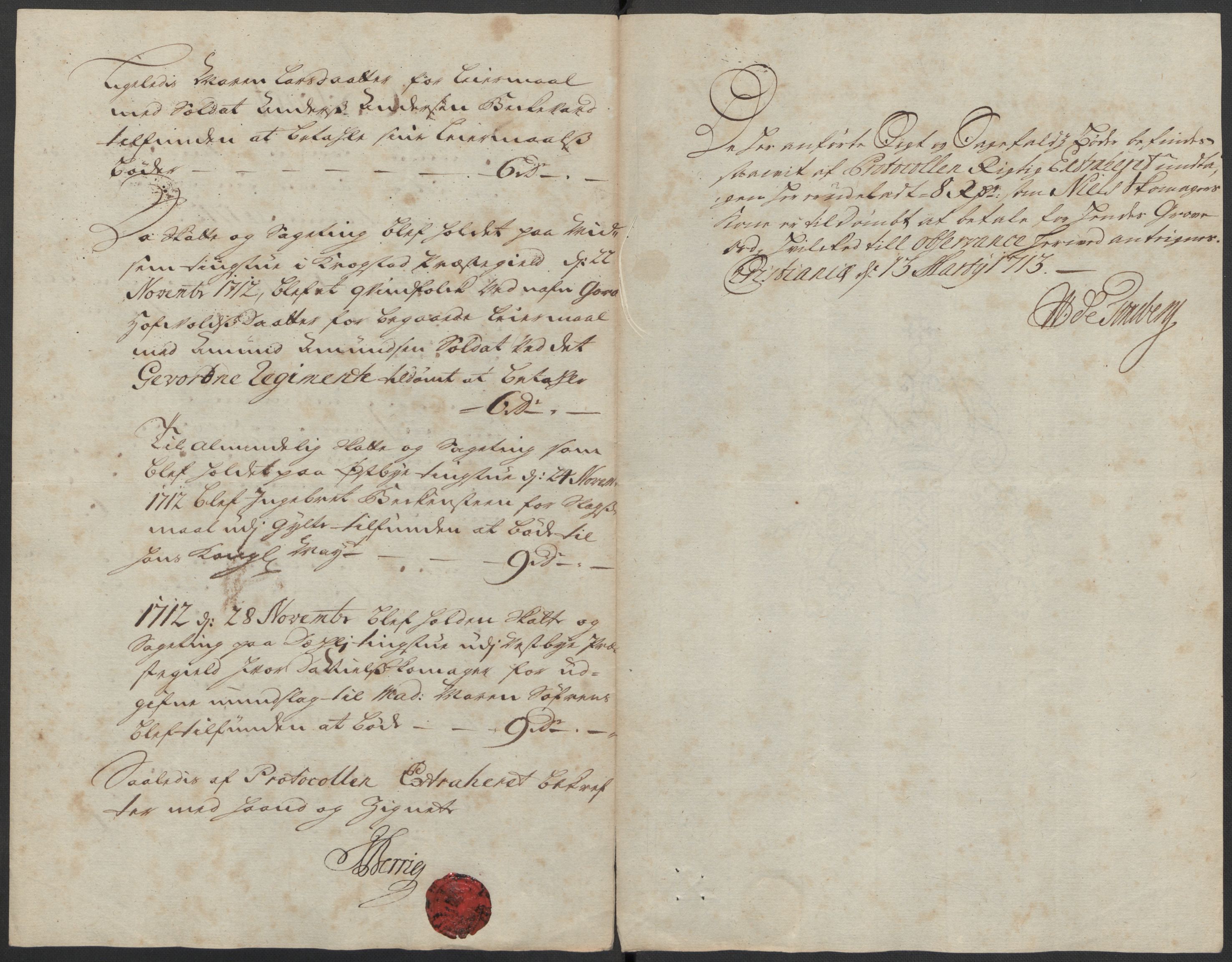 Rentekammeret inntil 1814, Reviderte regnskaper, Fogderegnskap, AV/RA-EA-4092/R10/L0450: Fogderegnskap Aker og Follo, 1712, p. 150