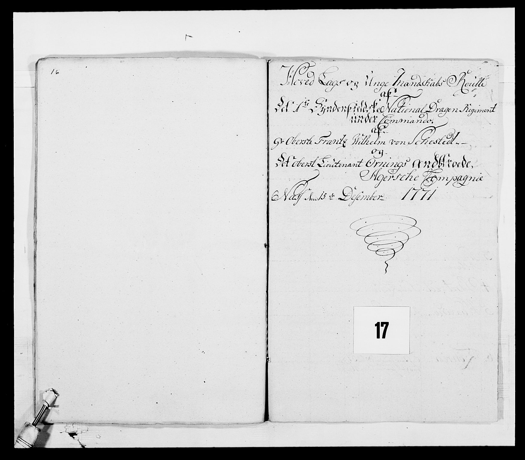 Generalitets- og kommissariatskollegiet, Det kongelige norske kommissariatskollegium, AV/RA-EA-5420/E/Eh/L0003: 1. Sønnafjelske dragonregiment, 1767-1812, p. 226