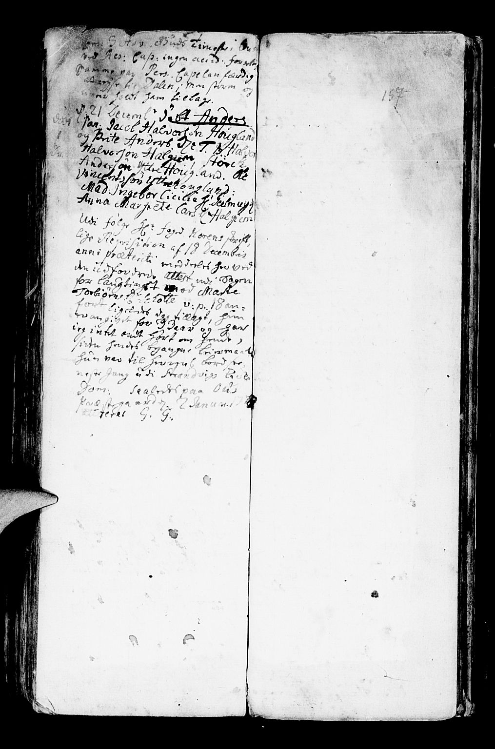 Os sokneprestembete, SAB/A-99929: Parish register (official) no. A 9, 1766-1779, p. 157