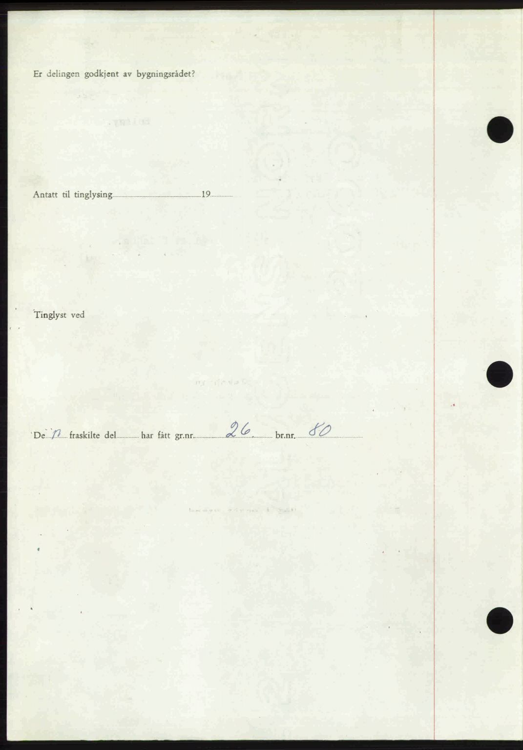 Romsdal sorenskriveri, AV/SAT-A-4149/1/2/2C: Mortgage book no. A30, 1949-1949, Diary no: : 2044/1949