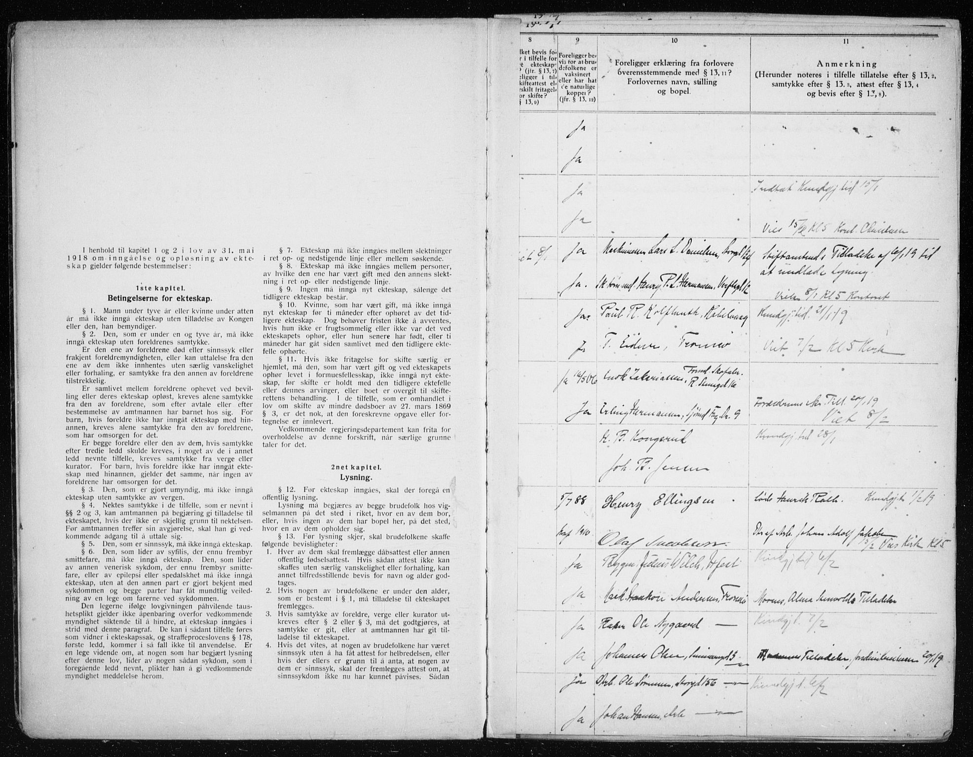 Tromsø sokneprestkontor/stiftsprosti/domprosti, SATØ/S-1343/H/Hc/L0100: Banns register no. 100, 1919-1933