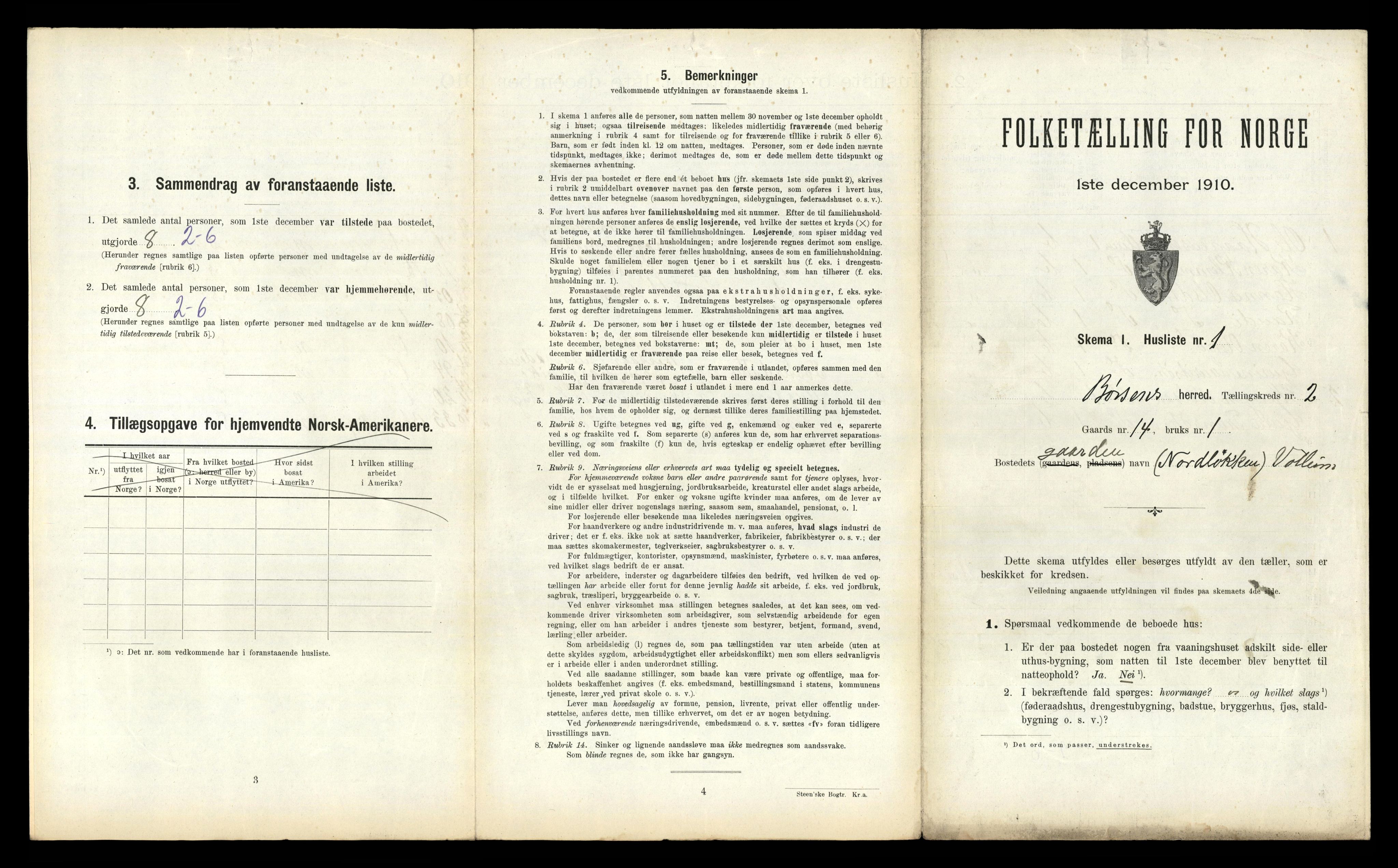 RA, 1910 census for Børsa, 1910, p. 135