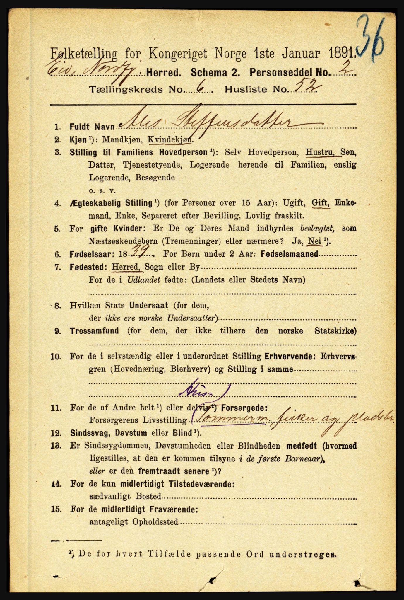 RA, 1891 census for 1443 Eid, 1891, p. 1750