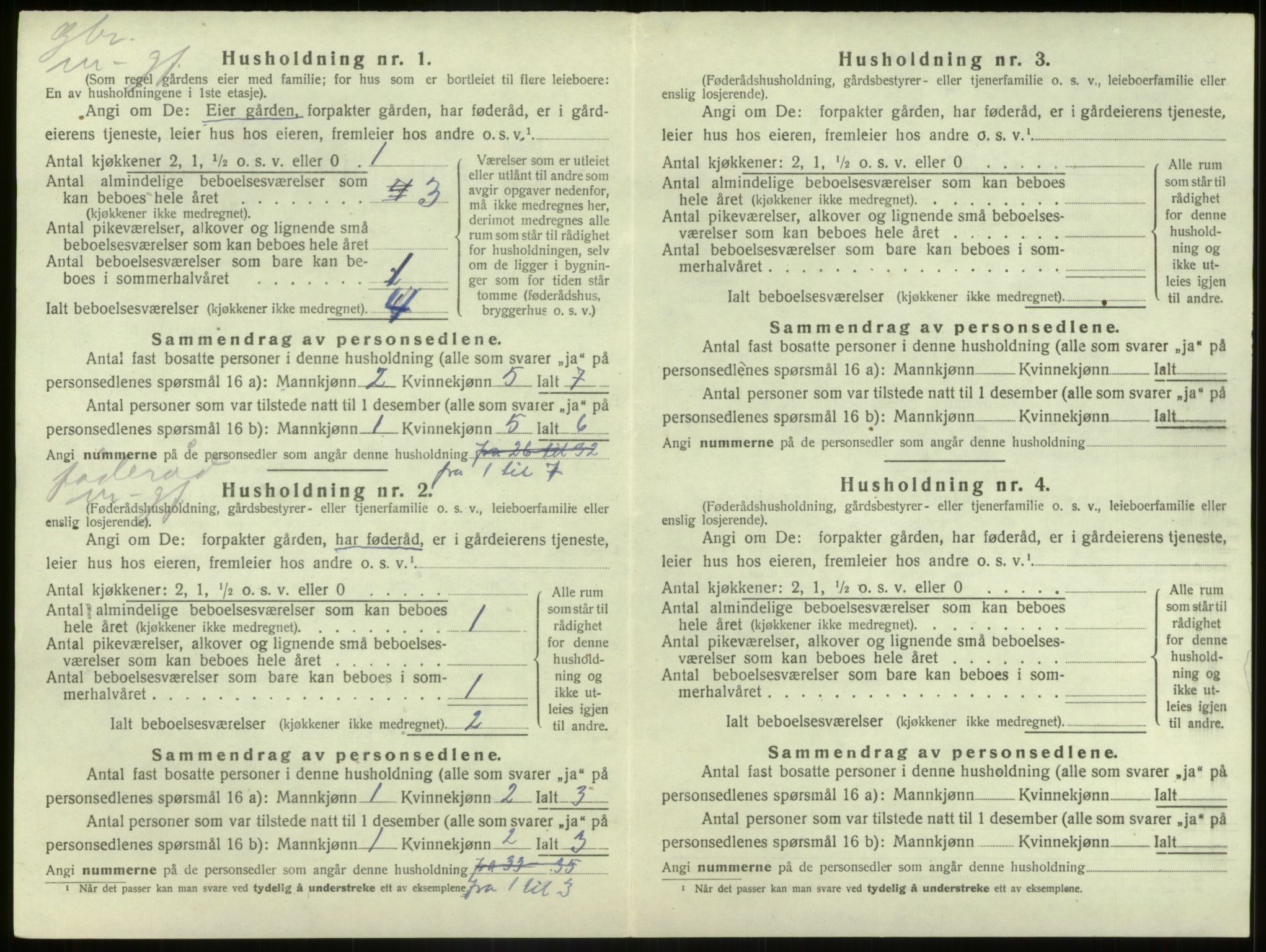 SAB, 1920 census for Bremanger, 1920, p. 898