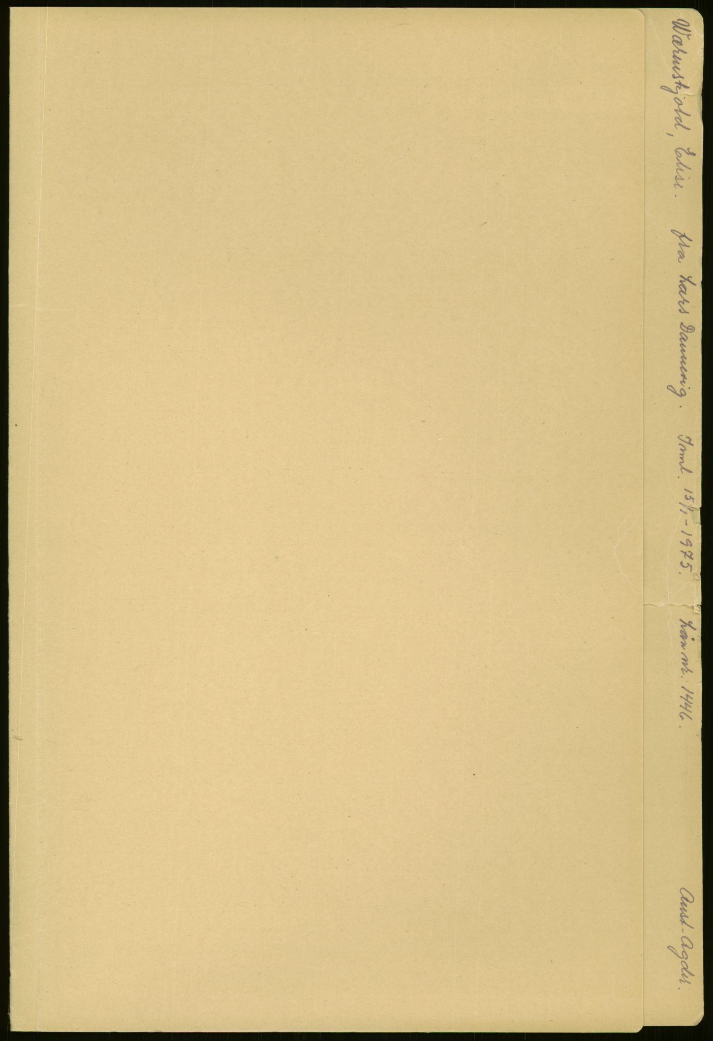 Samlinger til kildeutgivelse, Amerikabrevene, AV/RA-EA-4057/F/L0027: Innlån fra Aust-Agder: Dannevig - Valsgård, 1838-1914, p. 75