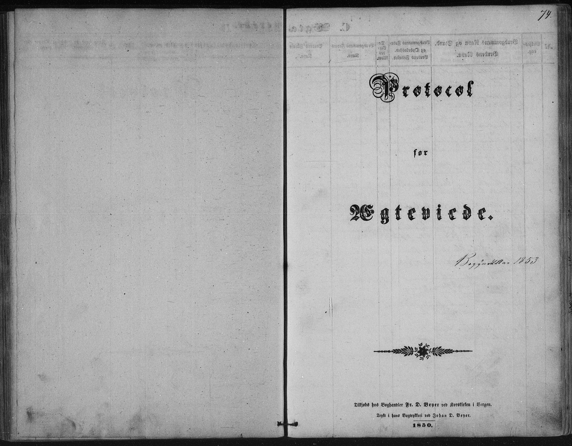 Avaldsnes sokneprestkontor, SAST/A -101851/H/Ha/Haa/L0009: Parish register (official) no. A 9, 1853-1865, p. 74