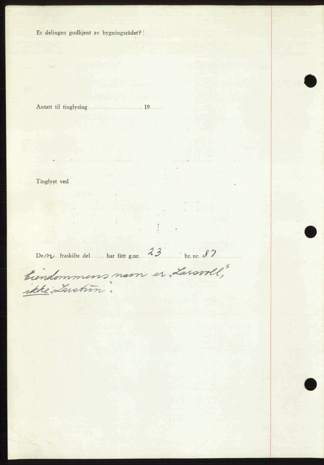 Romsdal sorenskriveri, AV/SAT-A-4149/1/2/2C: Mortgage book no. A21, 1946-1946, Diary no: : 2386/1946