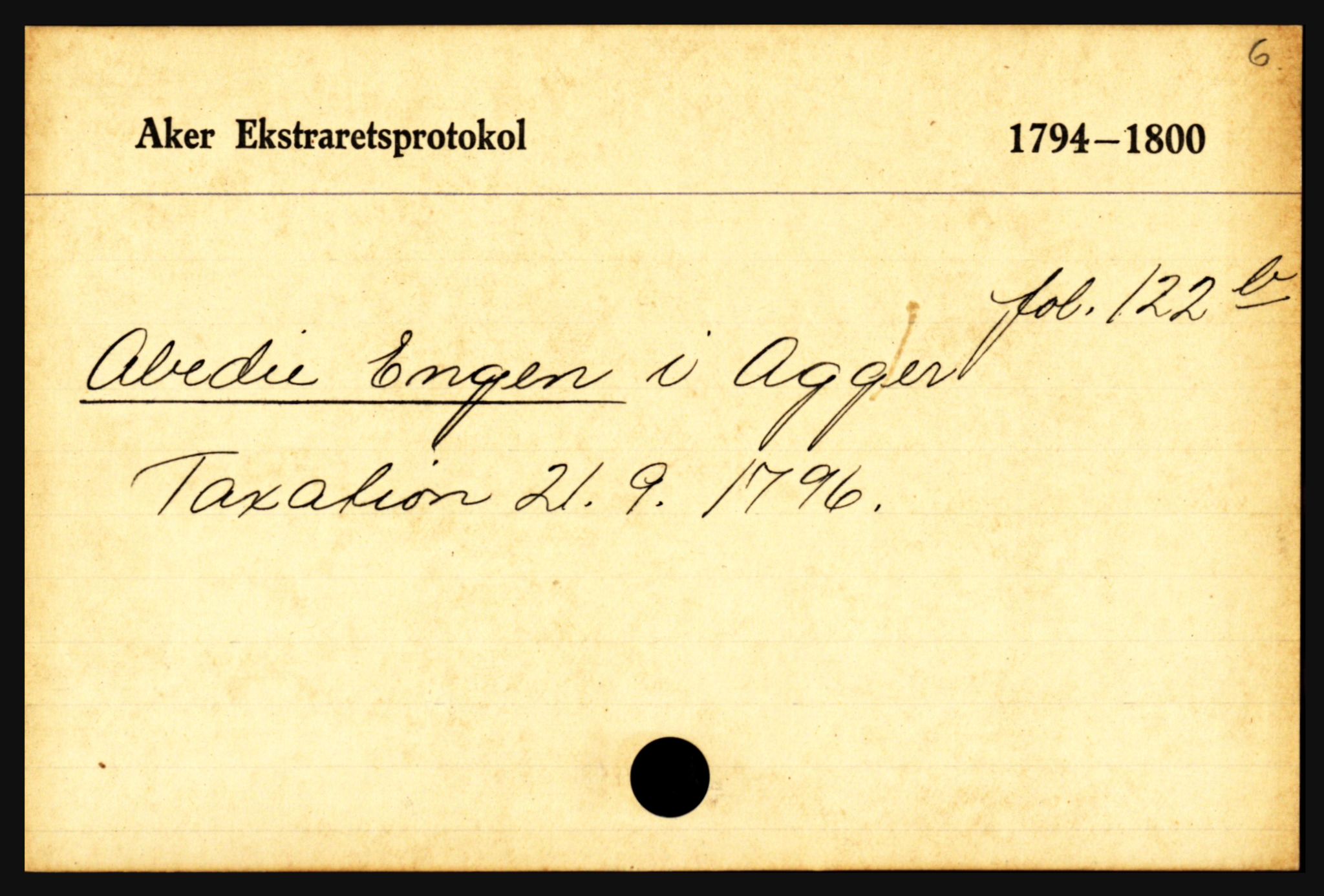 Statsarkivet i Oslo, AV/SAO-A-10621/Z/Zb/L0001: Aker (Abbediengen - Fossum), p. 3