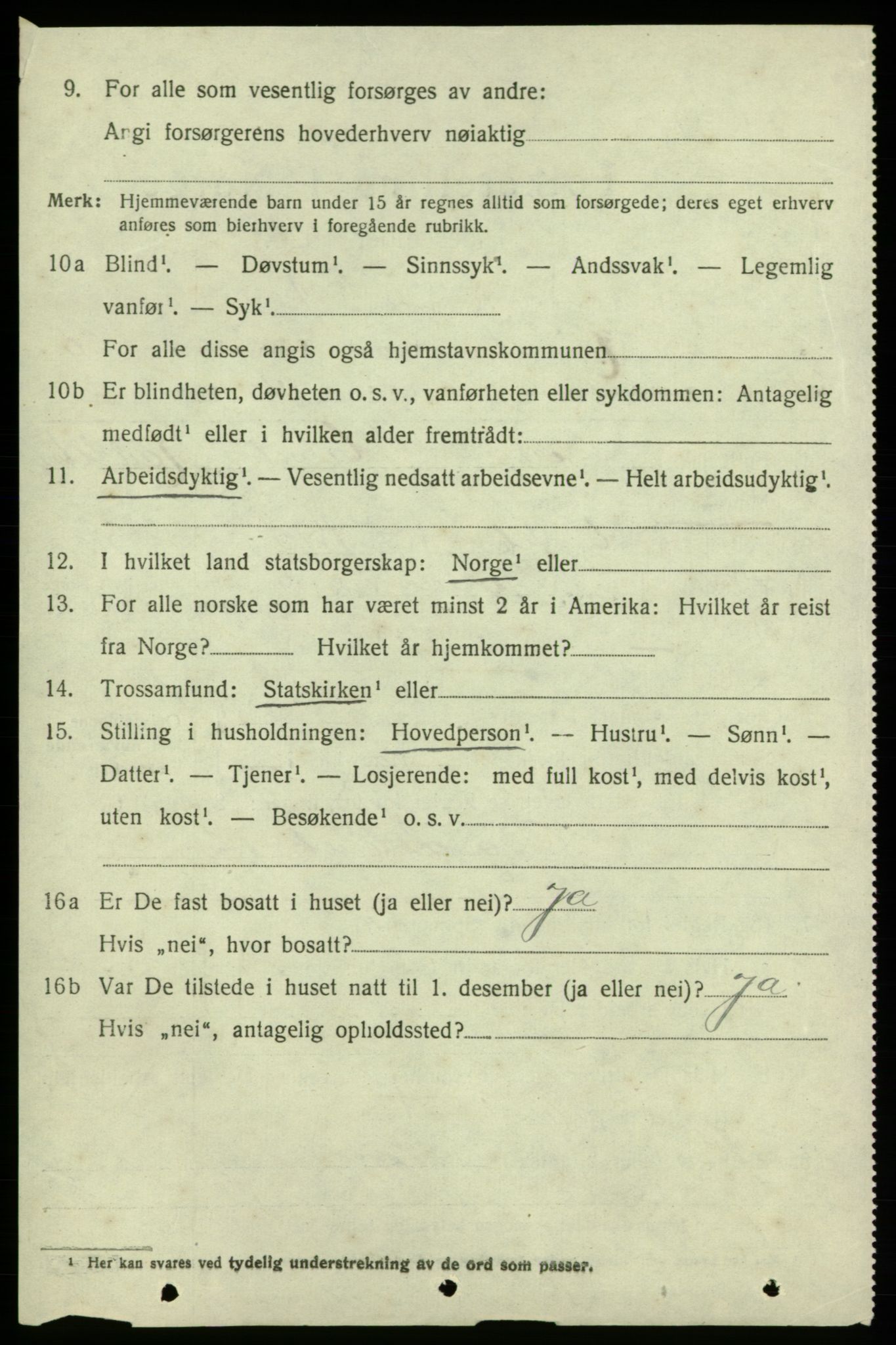 SAB, 1920 census for Kvinnherad, 1920, p. 12423