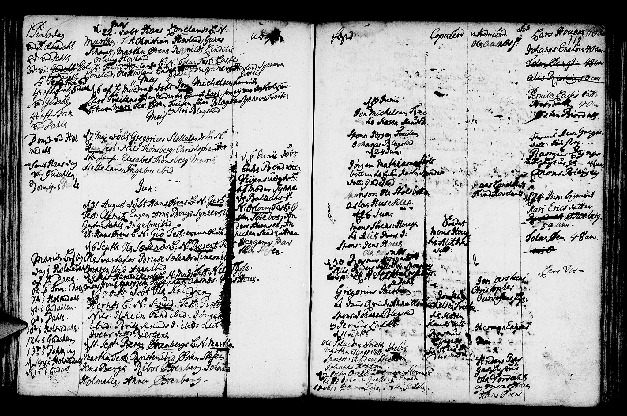 Fjaler sokneprestembete, AV/SAB-A-79801/H/Haa/Haaa/L0001: Parish register (official) no. A 1, 1755-1778, p. 118