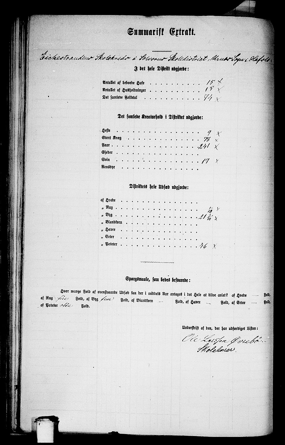 RA, 1865 census for Hafslo, 1865, p. 80