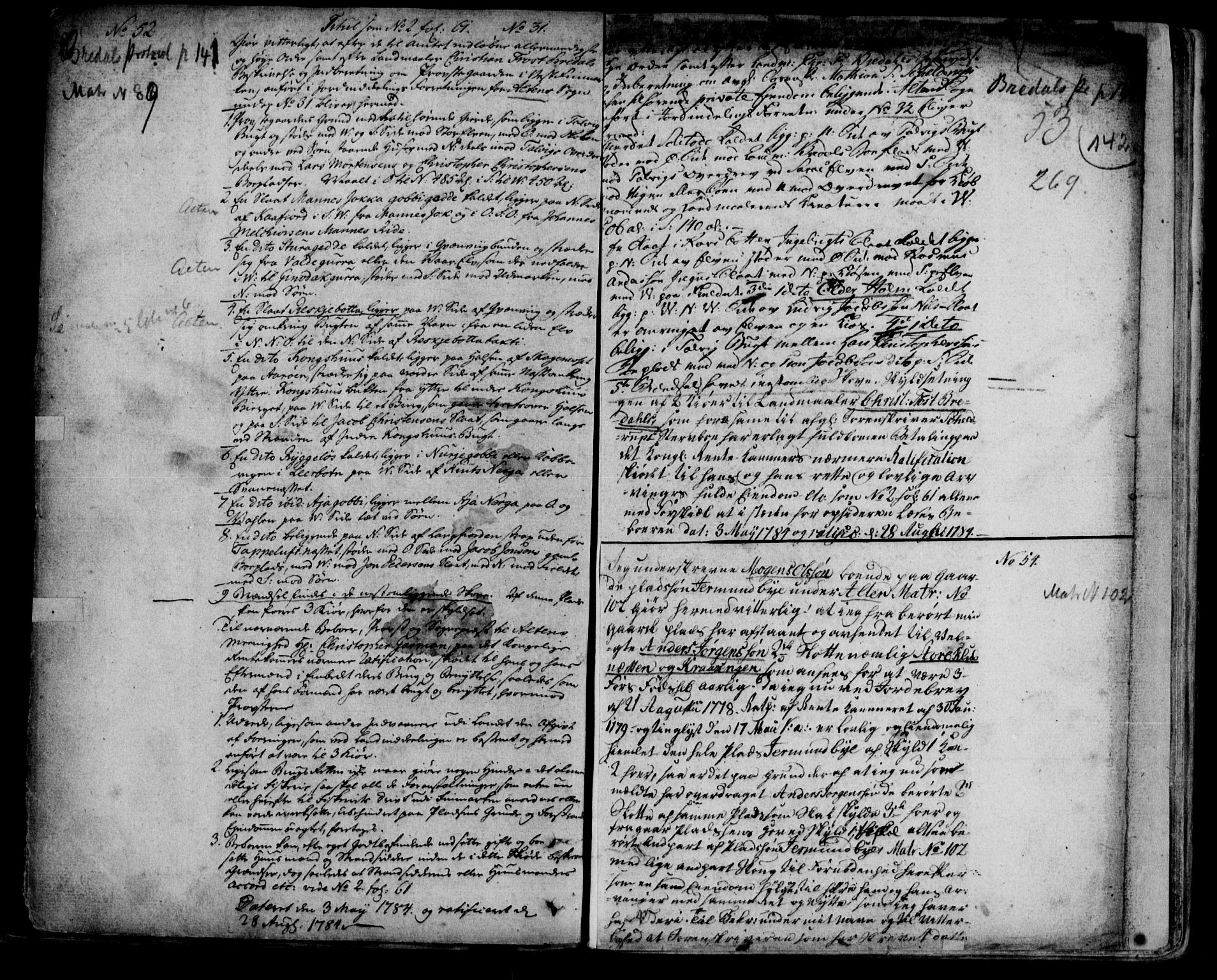 Finnmark sorenskriveri, SATØ/S-0053/G/Gb/L0001pb: Mortgage book no. 1, 1776-1794, p. 142