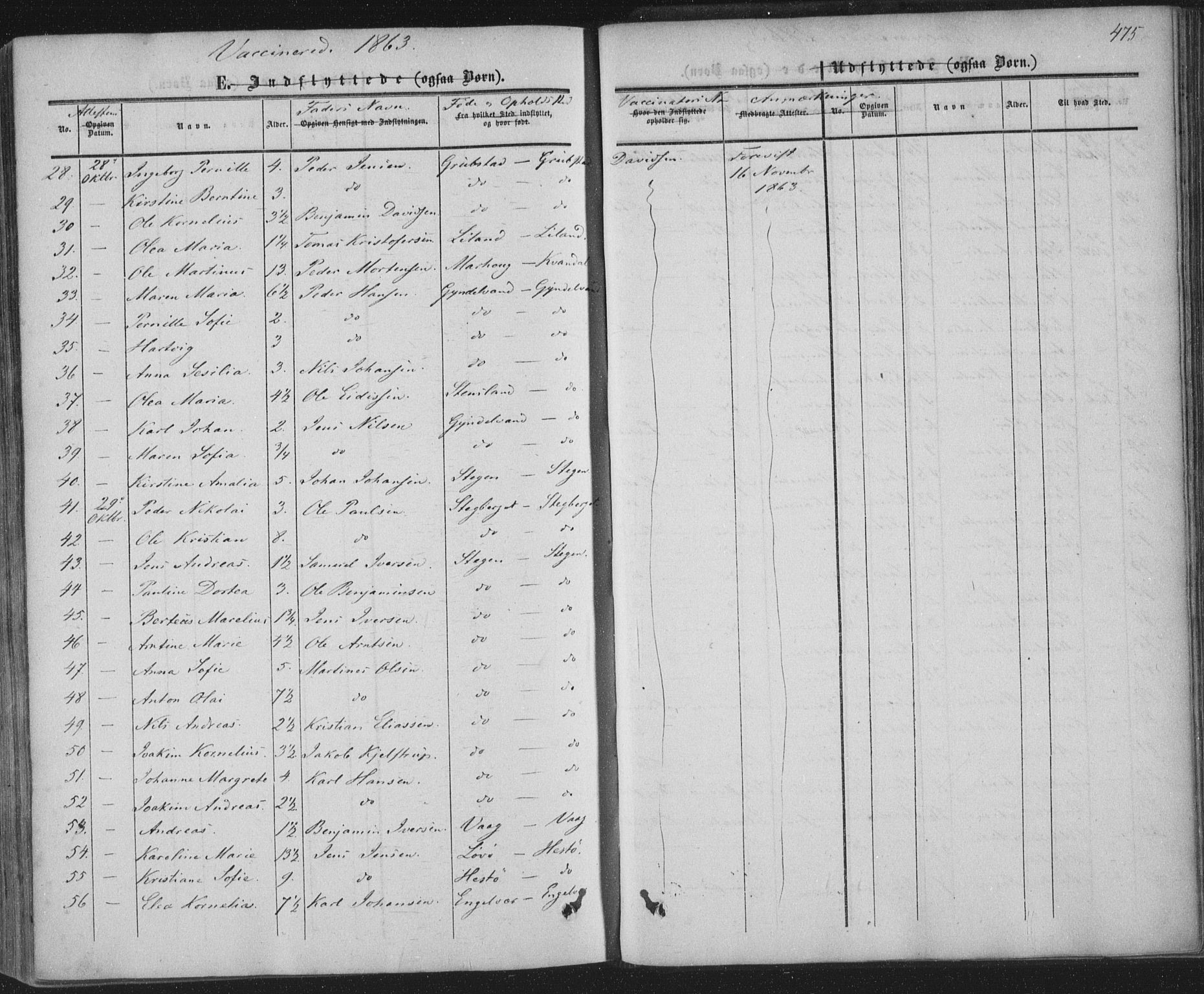 Ministerialprotokoller, klokkerbøker og fødselsregistre - Nordland, AV/SAT-A-1459/855/L0800: Parish register (official) no. 855A08, 1852-1864, p. 475