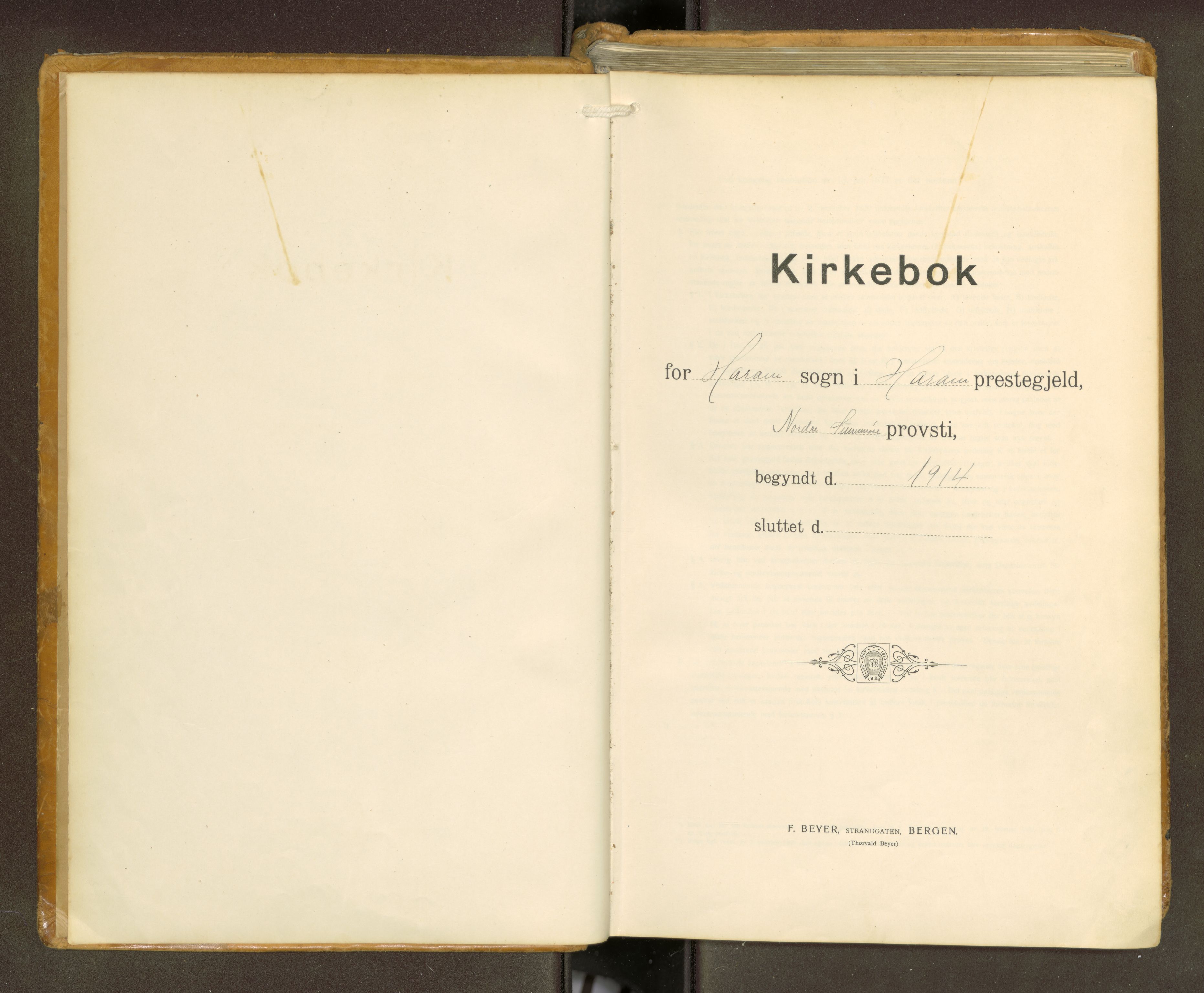 Ministerialprotokoller, klokkerbøker og fødselsregistre - Møre og Romsdal, AV/SAT-A-1454/536/L0518: Parish register (official) no. 536A--, 1914-1931