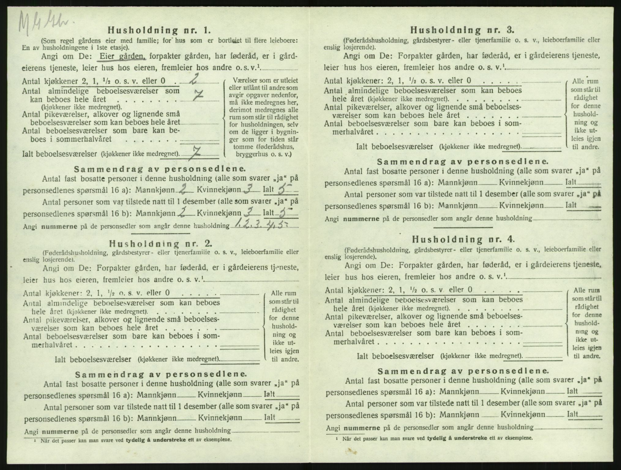 SAKO, 1920 census for Lardal, 1920, p. 836