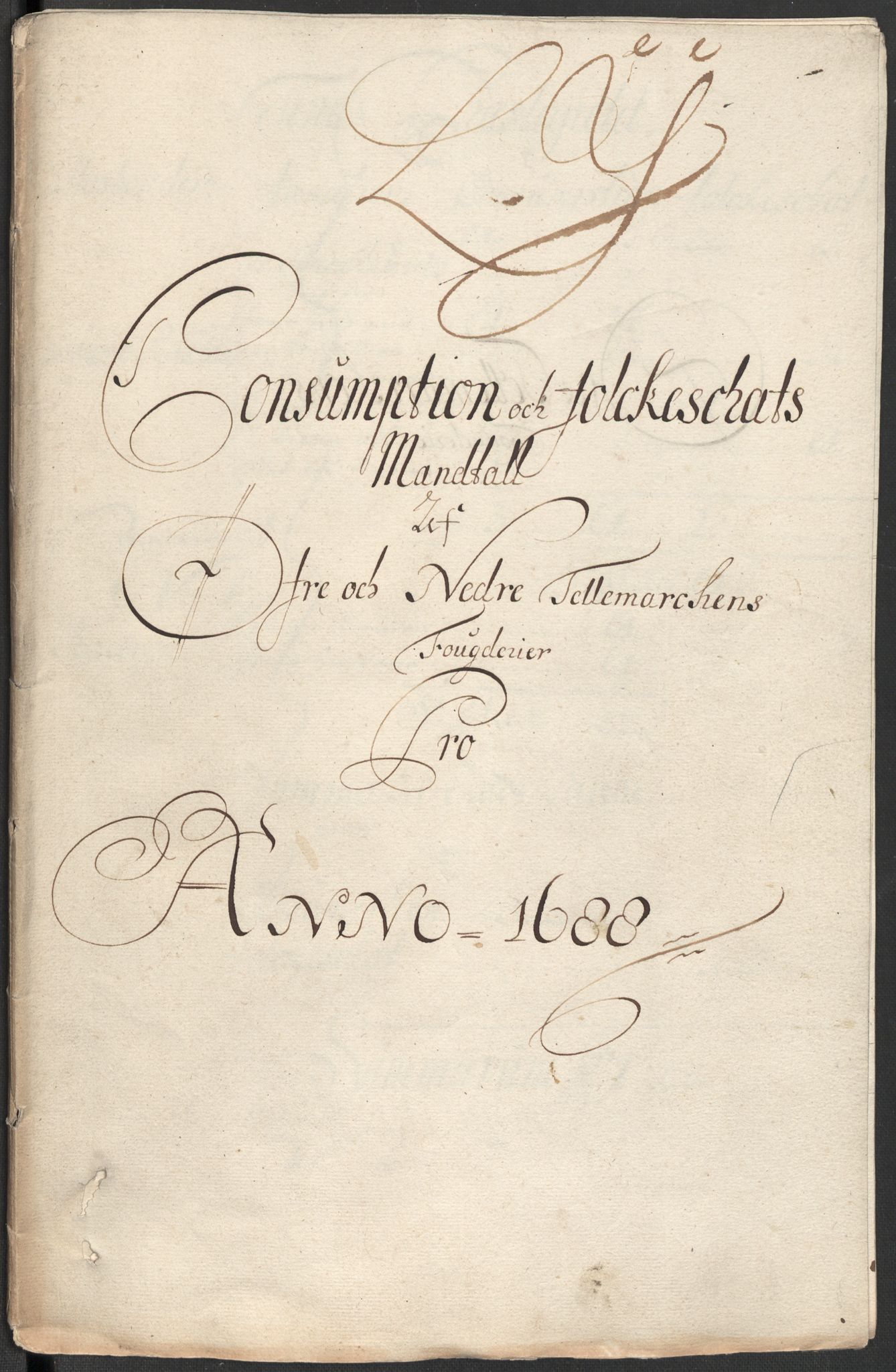 Rentekammeret inntil 1814, Reviderte regnskaper, Fogderegnskap, AV/RA-EA-4092/R35/L2087: Fogderegnskap Øvre og Nedre Telemark, 1687-1689, p. 332