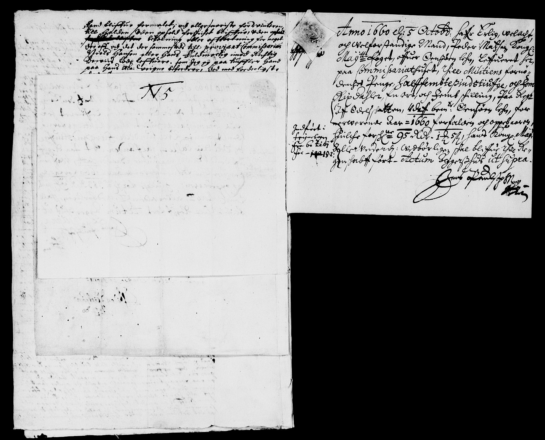 Rentekammeret inntil 1814, Reviderte regnskaper, Lensregnskaper, AV/RA-EA-5023/R/Rb/Rbe/L0004: Onsøy len, 1656-1674