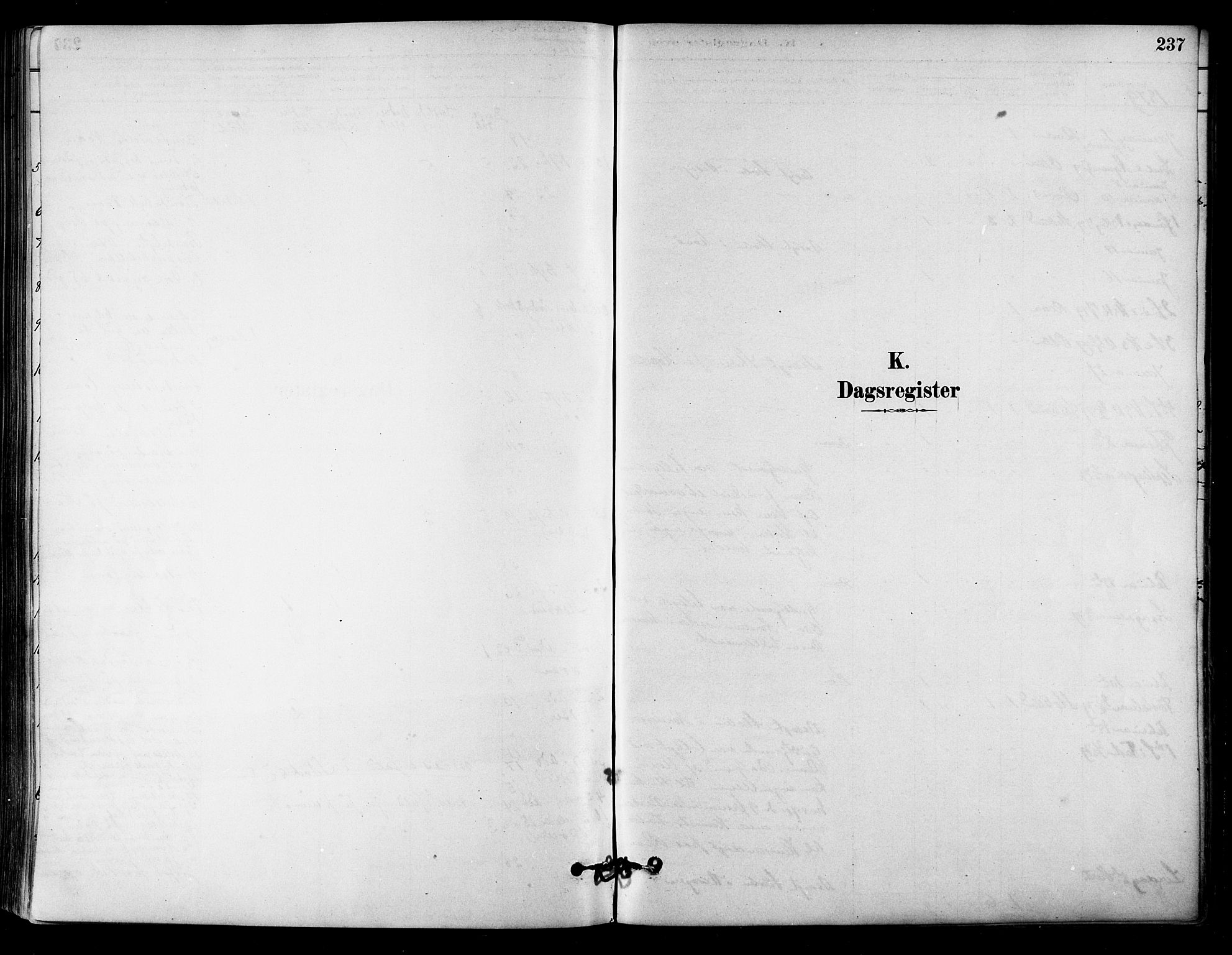 Ministerialprotokoller, klokkerbøker og fødselsregistre - Sør-Trøndelag, SAT/A-1456/657/L0707: Parish register (official) no. 657A08, 1879-1893, p. 237