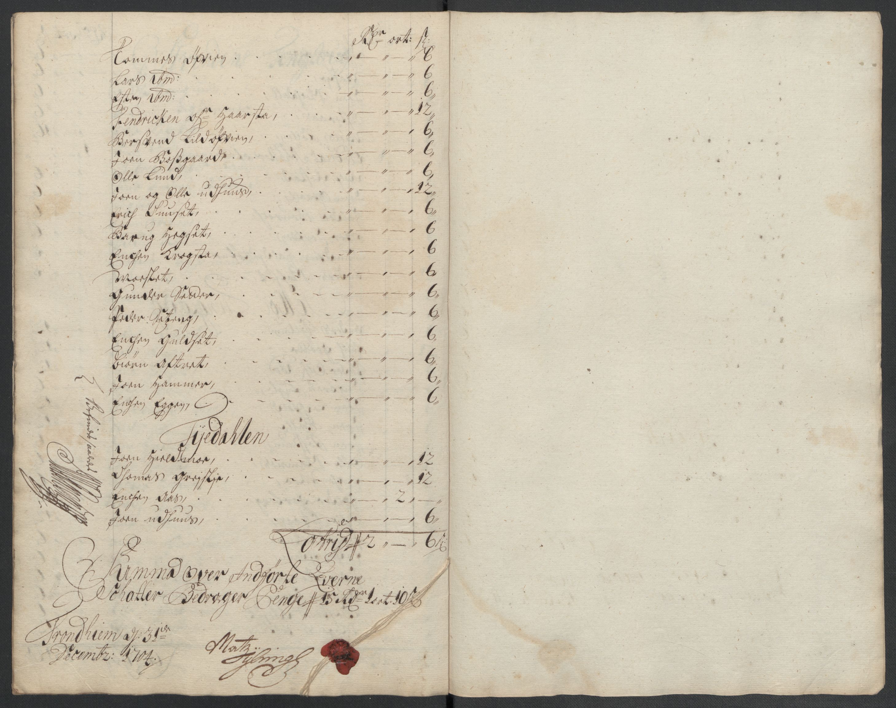 Rentekammeret inntil 1814, Reviderte regnskaper, Fogderegnskap, RA/EA-4092/R61/L4109: Fogderegnskap Strinda og Selbu, 1704-1706, p. 91
