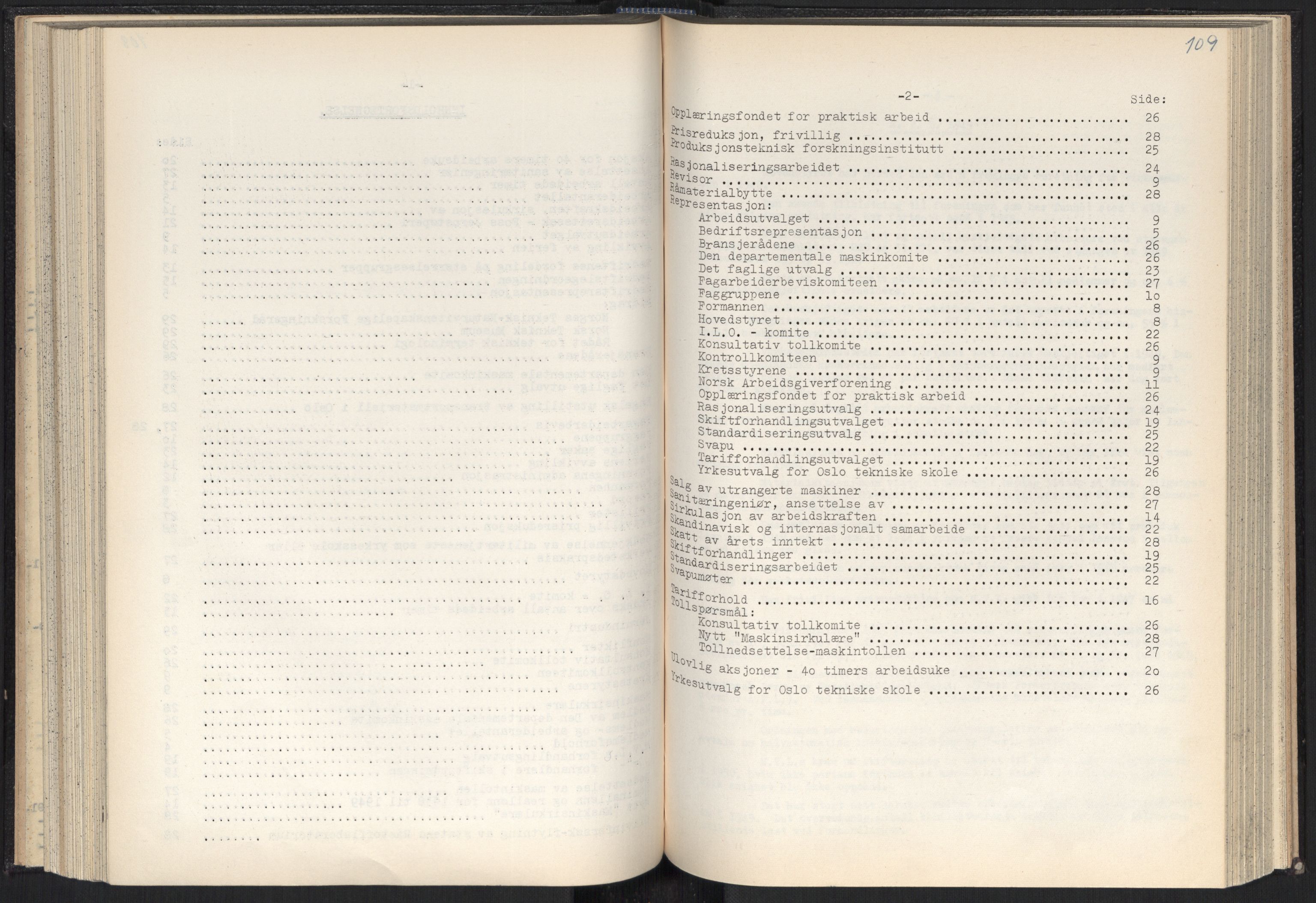 Teknologibedriftenes Landsforening TBL, AV/RA-PA-1700/A/Ad/L0007: Årsberetning med register, 1940-1951, p. 109