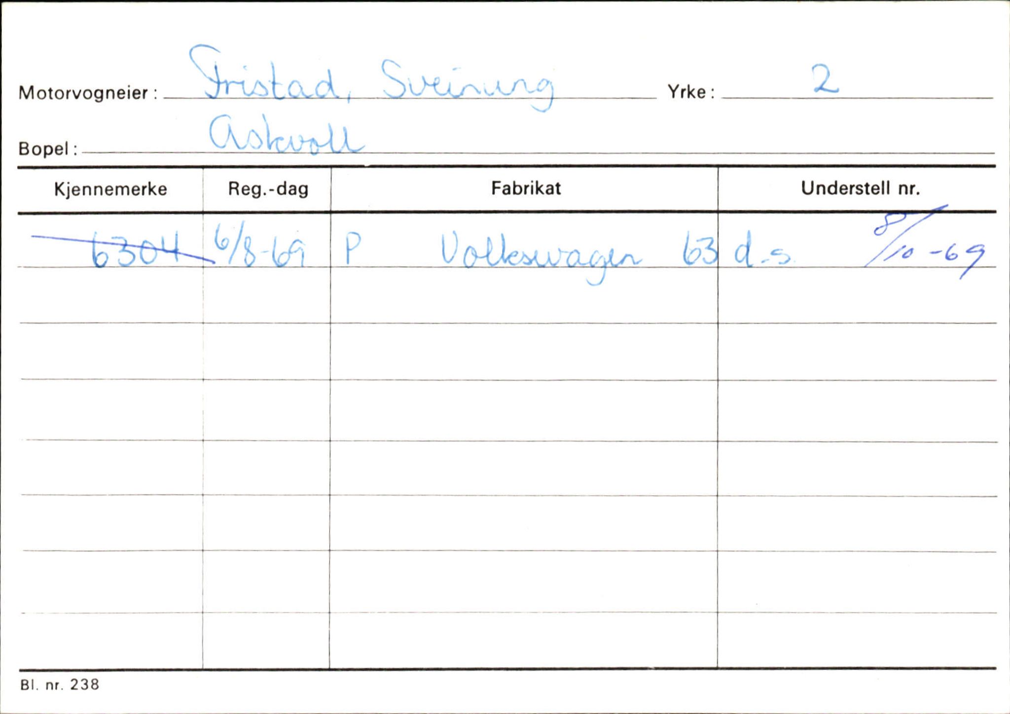 Statens vegvesen, Sogn og Fjordane vegkontor, AV/SAB-A-5301/4/F/L0132: Eigarregister Askvoll A-Å. Balestrand A-Å, 1945-1975, p. 317