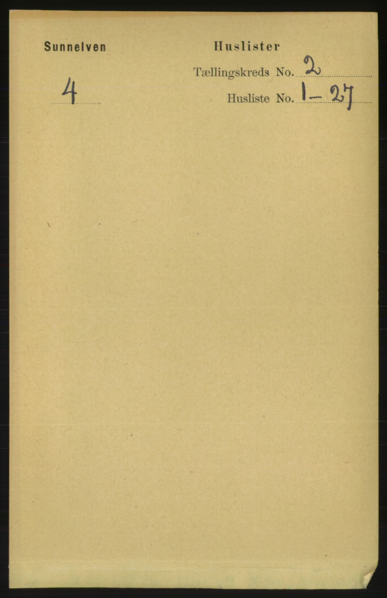 RA, 1891 census for 1523 Sunnylven, 1891, p. 350