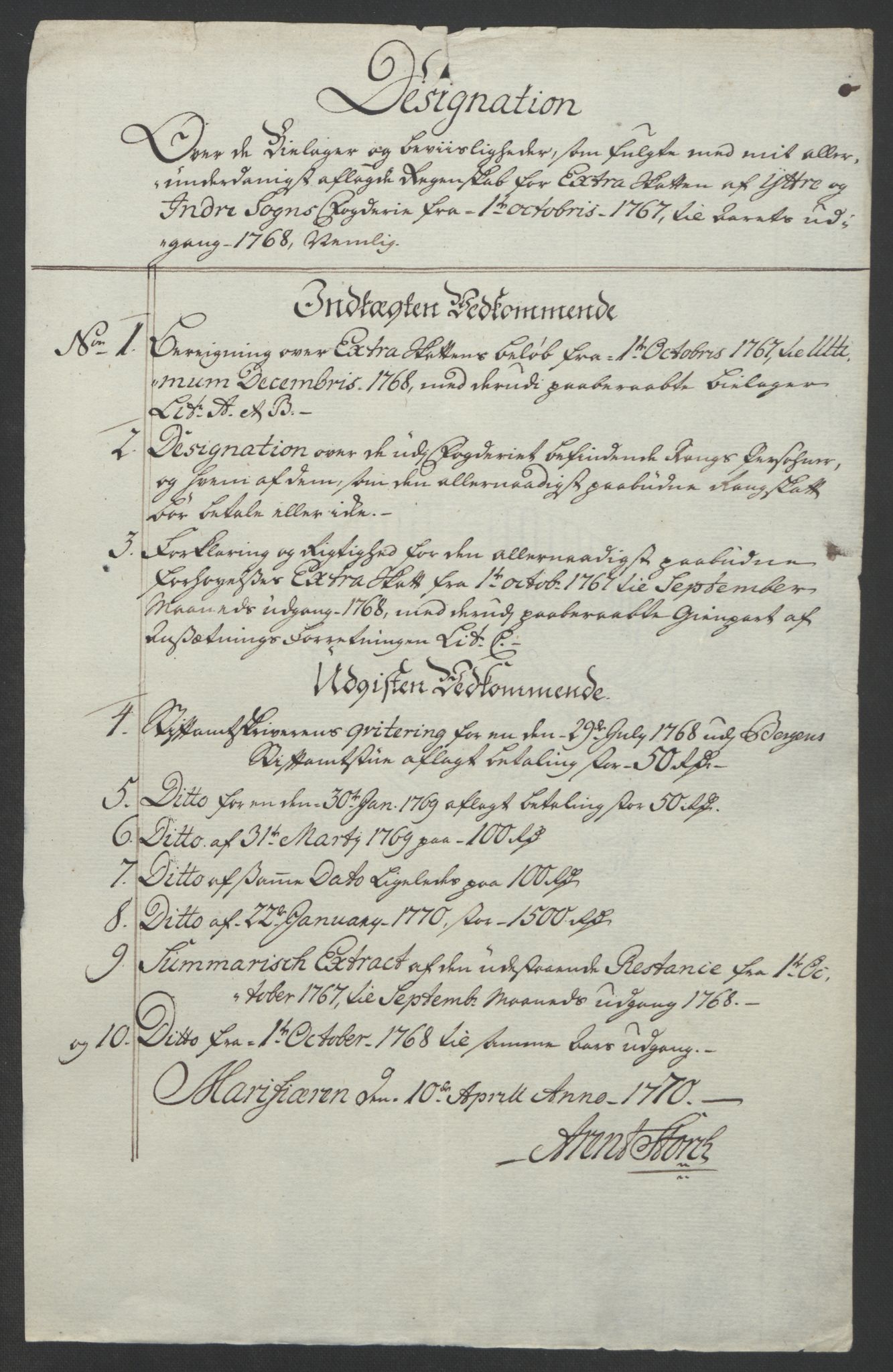 Rentekammeret inntil 1814, Realistisk ordnet avdeling, AV/RA-EA-4070/Ol/L0018: [Gg 10]: Ekstraskatten, 23.09.1762. Sogn, 1762-1772, p. 169