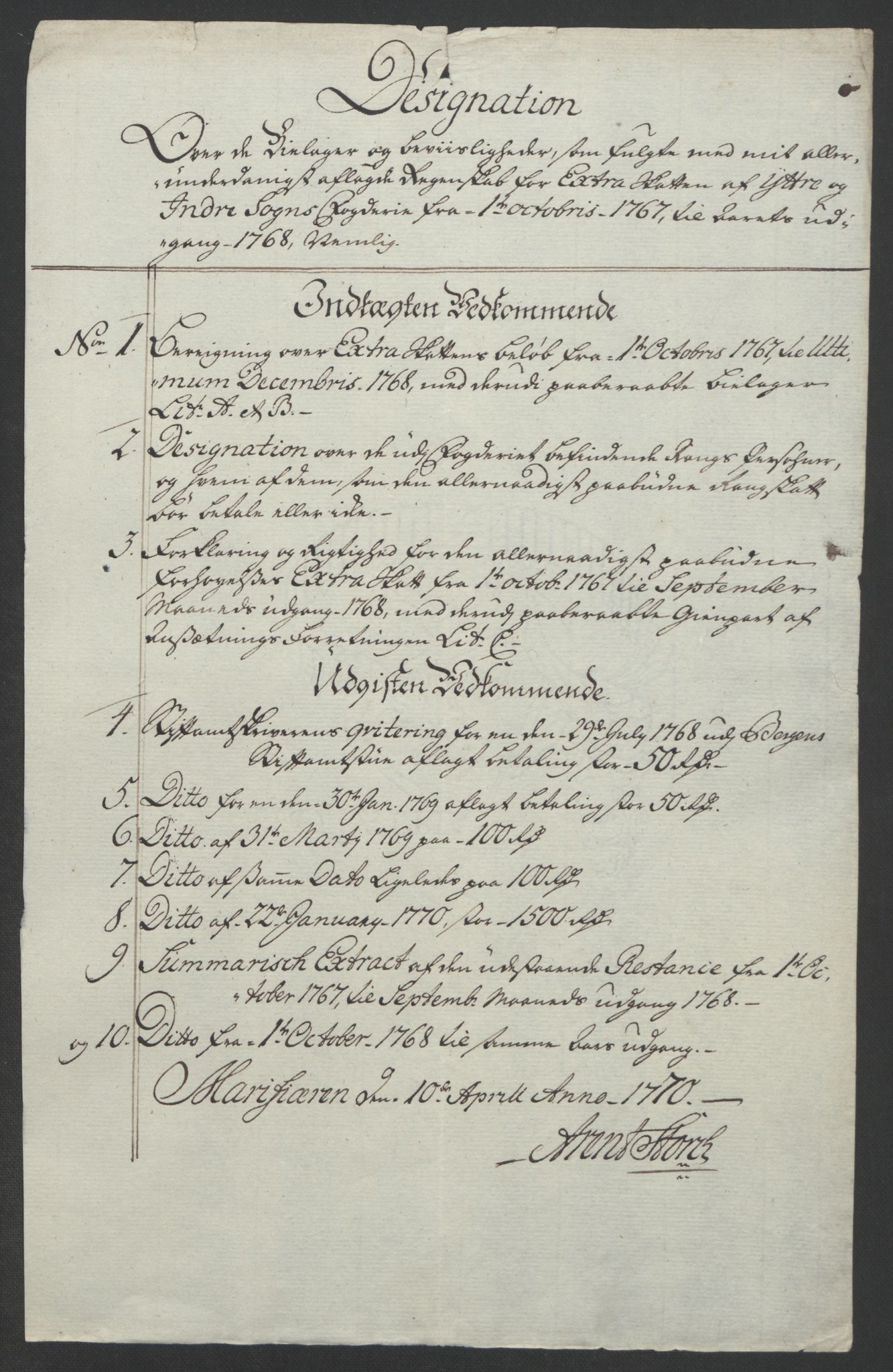 Rentekammeret inntil 1814, Realistisk ordnet avdeling, RA/EA-4070/Ol/L0018: [Gg 10]: Ekstraskatten, 23.09.1762. Sogn, 1762-1772, p. 169