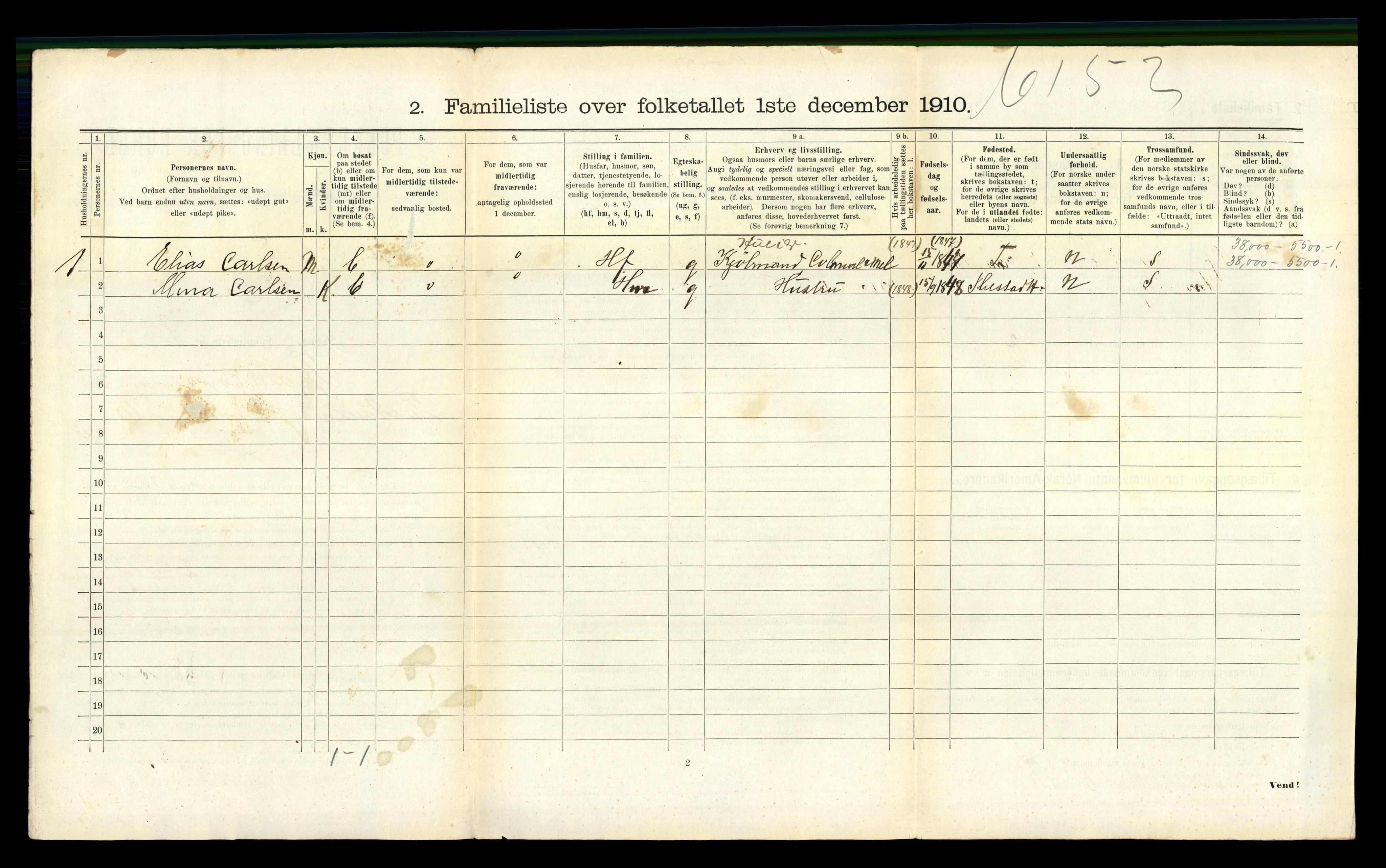 RA, 1910 census for Tromsø, 1910, p. 3969