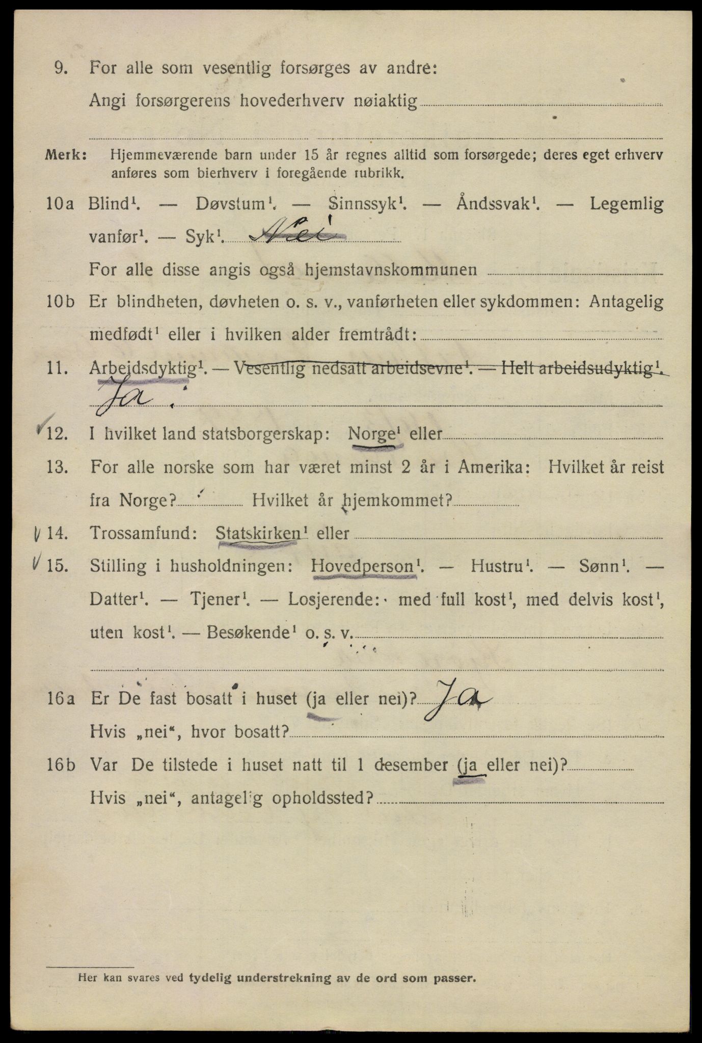 SAO, 1920 census for Kristiania, 1920, p. 394012