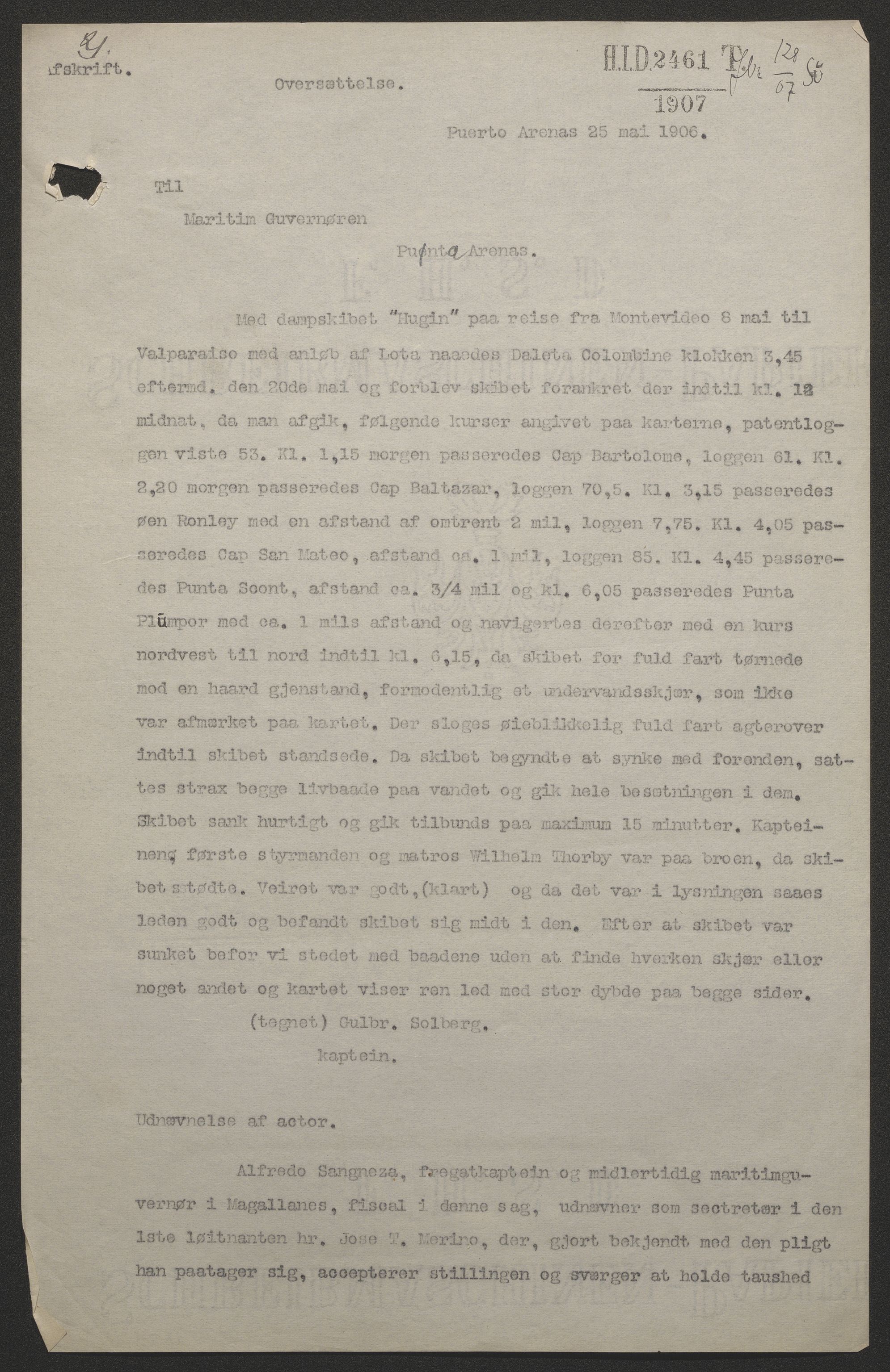 Sjøfartsdirektoratet med forløpere, skipsmapper slettede skip, AV/RA-S-4998/F/Fa/L0519: --, 1850-1922, p. 632