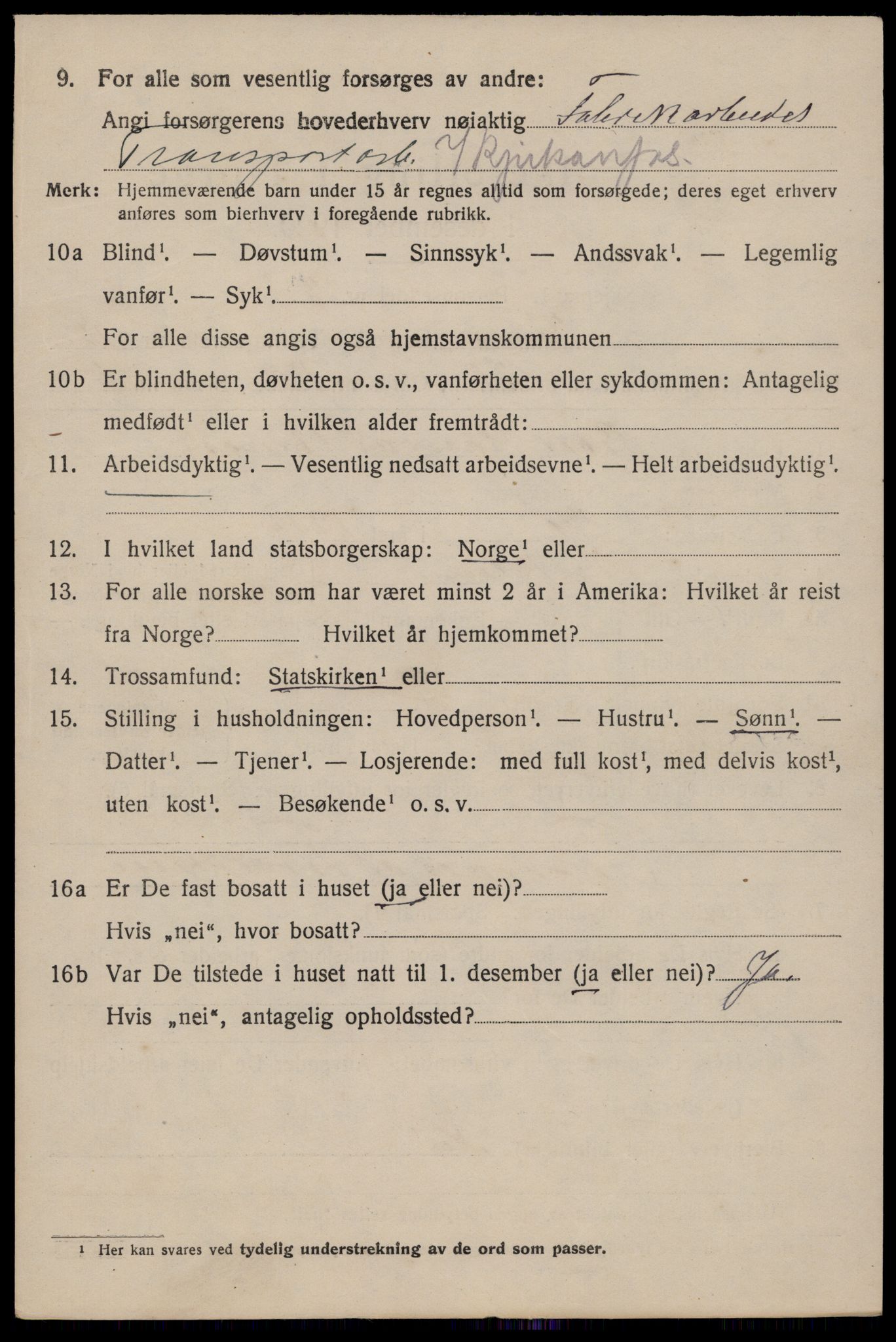 SAKO, 1920 census for Tinn, 1920, p. 8143