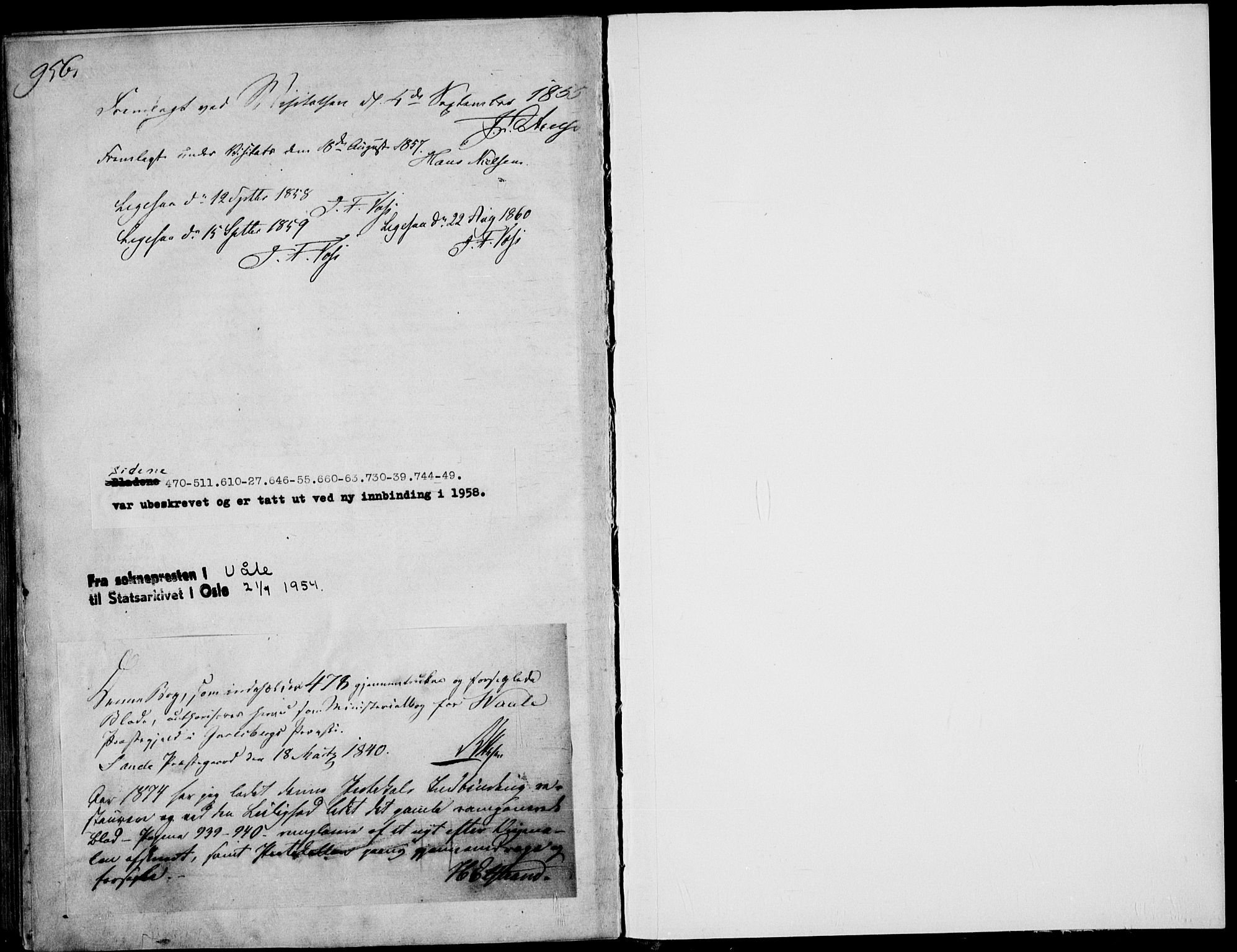 Våle kirkebøker, SAKO/A-334/F/Fa/L0009b: Parish register (official) no. I 9B, 1841-1860