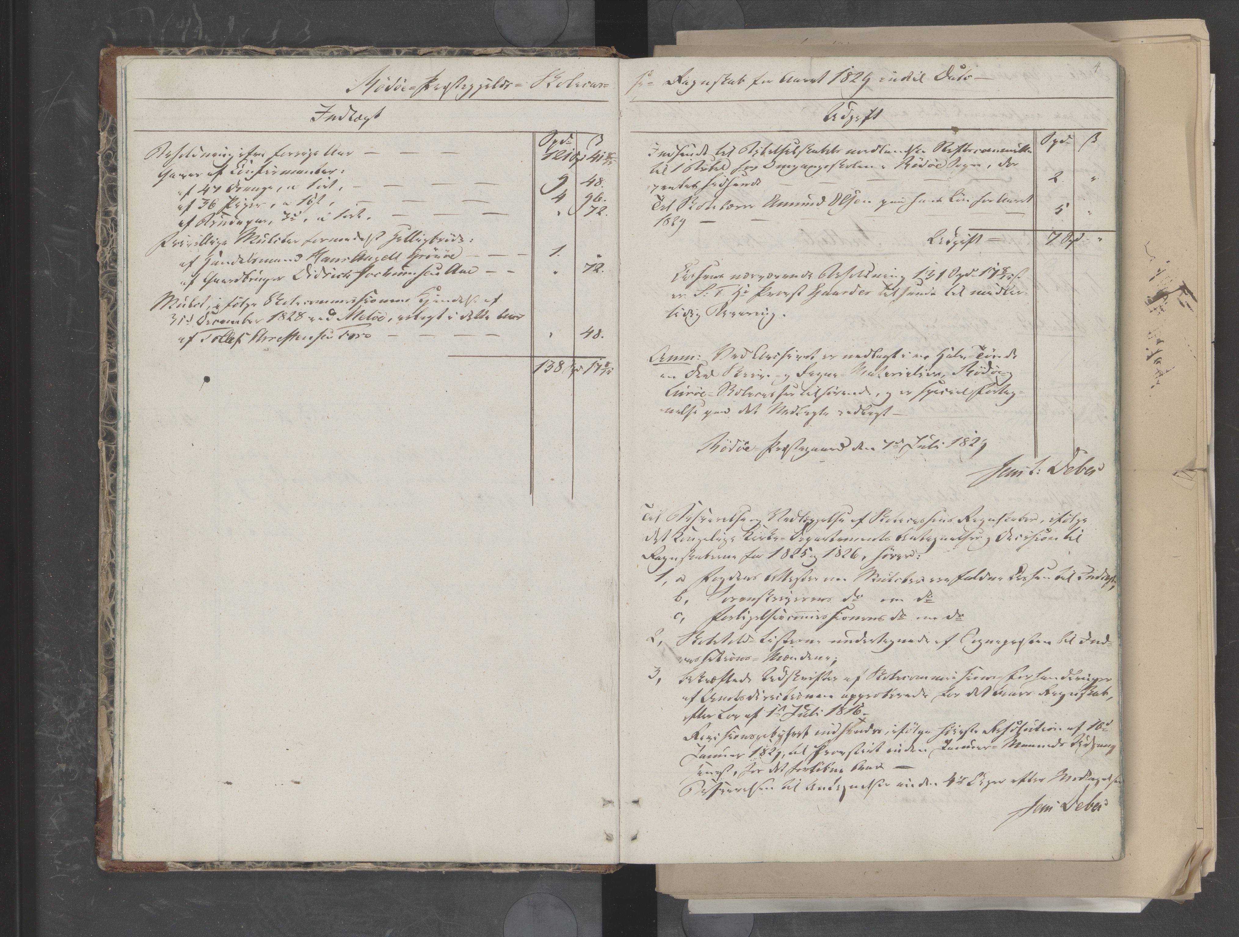 Rødøy kommune. Fattigstyre/Fattigkommisjon, AIN/K-18360.610/A/Aa/L0001: Møtebok m/regnskap , 1828-1853