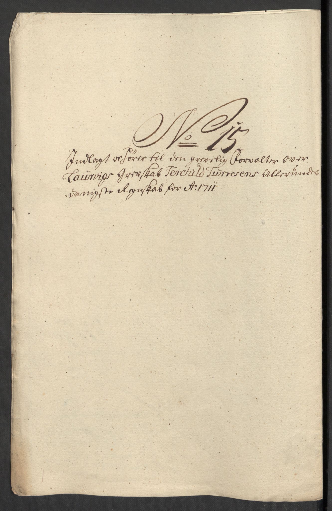 Rentekammeret inntil 1814, Reviderte regnskaper, Fogderegnskap, AV/RA-EA-4092/R33/L1983: Fogderegnskap Larvik grevskap, 1711, p. 210